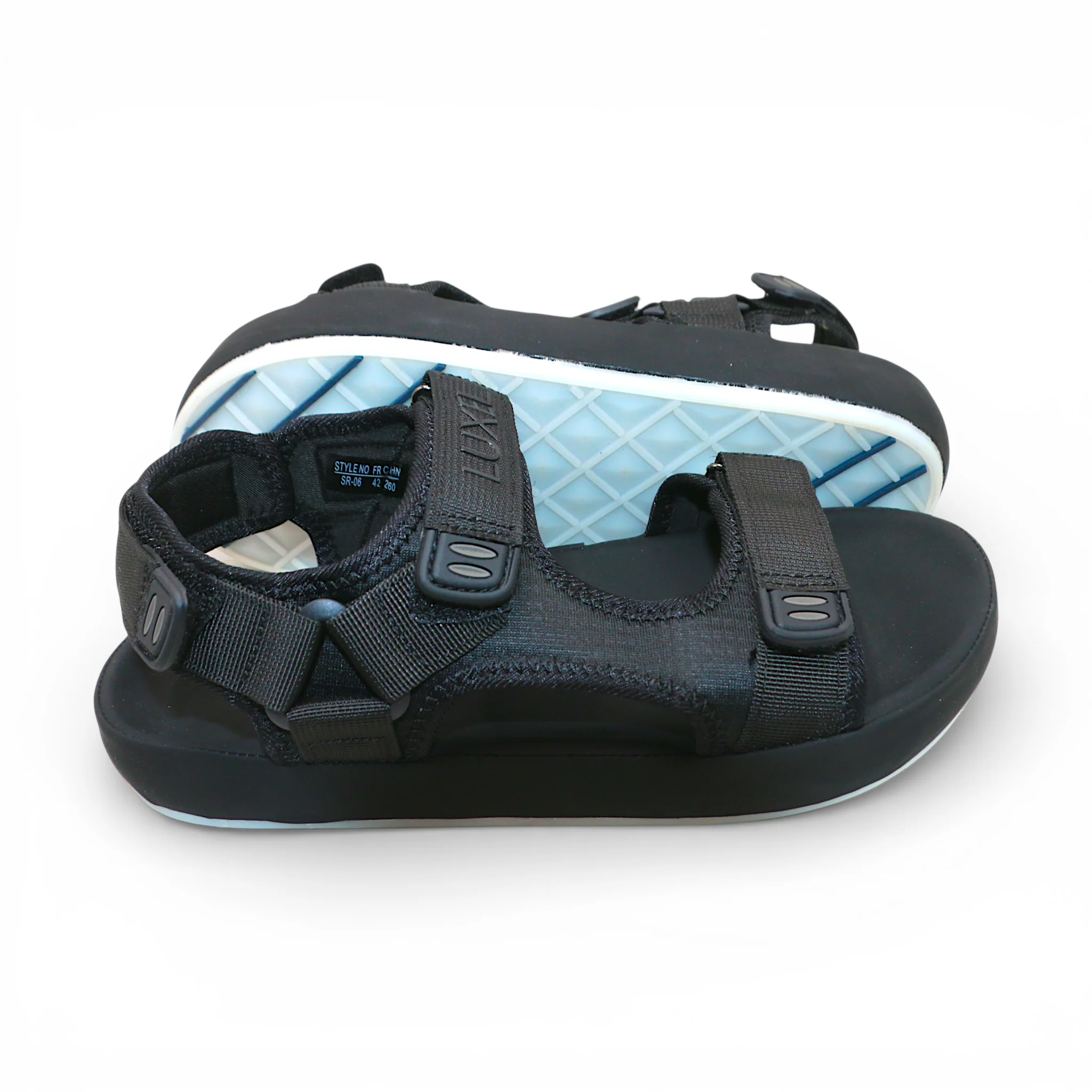 gents sandal 40-45 black sr006 - Image 2