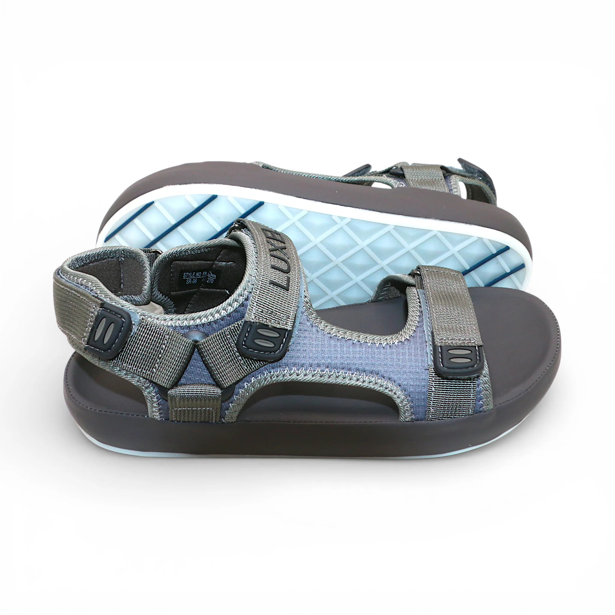 gents sandal 40-45 gray sr006 - Image 2