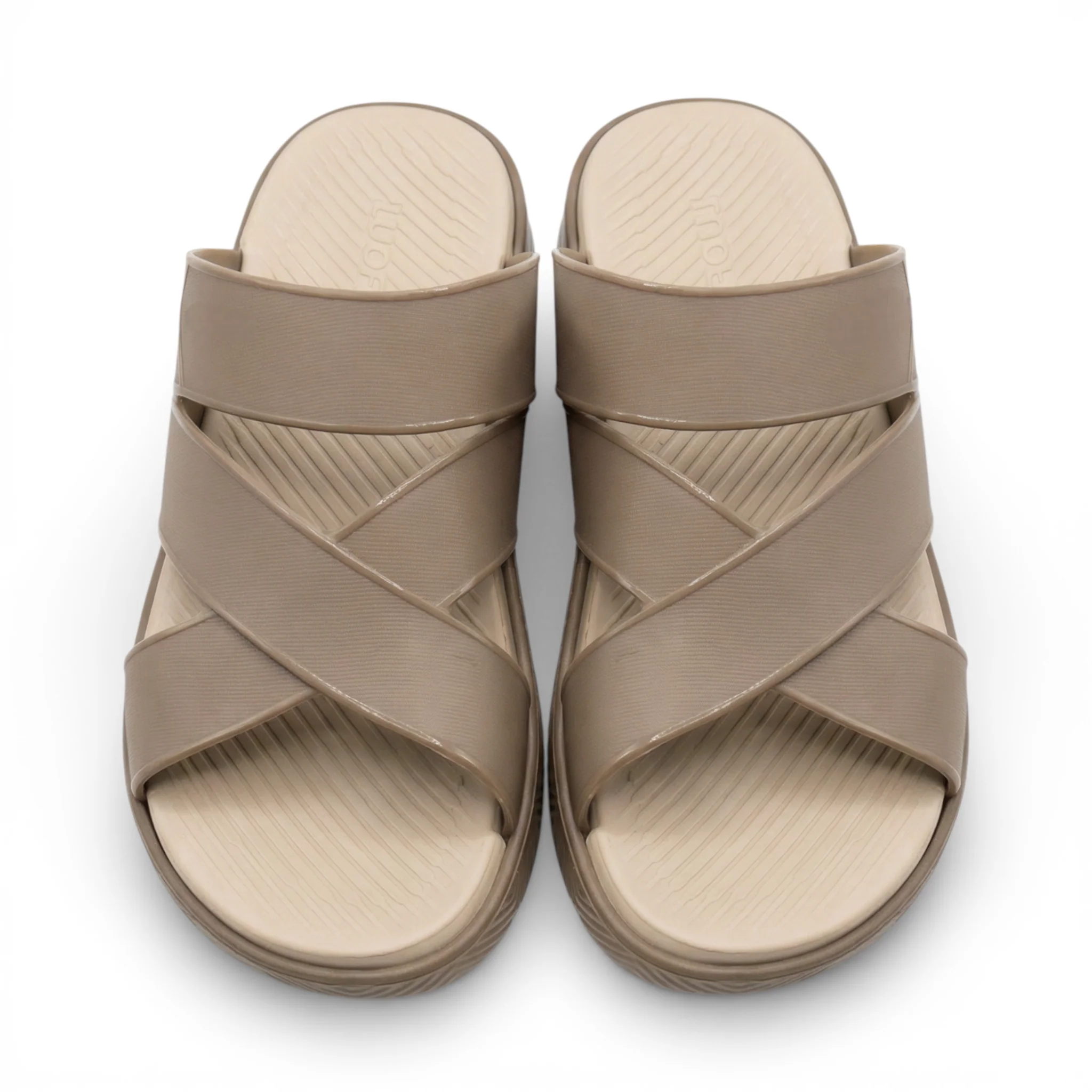 gents slipper 40-45 brown china 6240b - Image 2