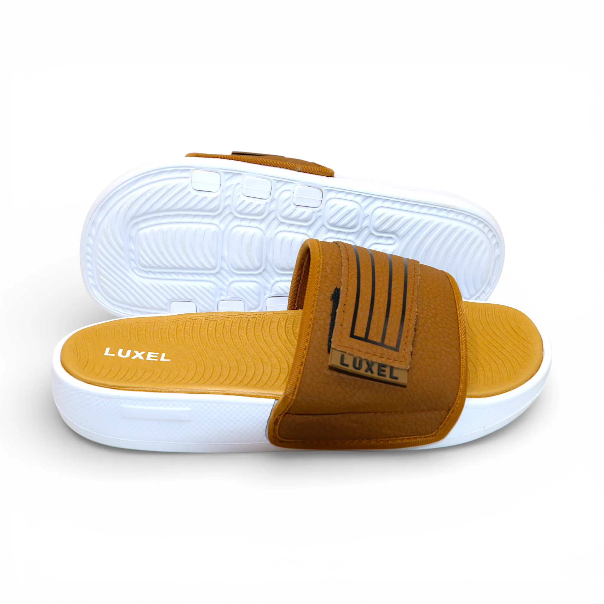 gents slipper 40-45 brown h5510 - Image 2