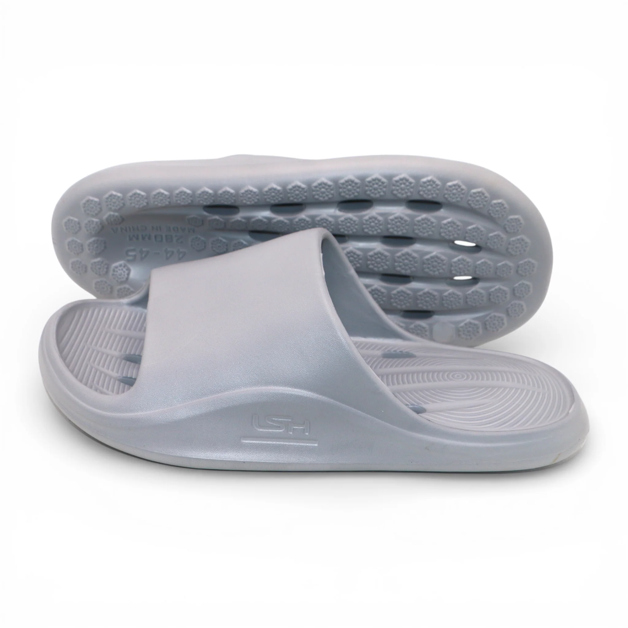 gents slipper 40-45 gray china e0020-1 - Image 2