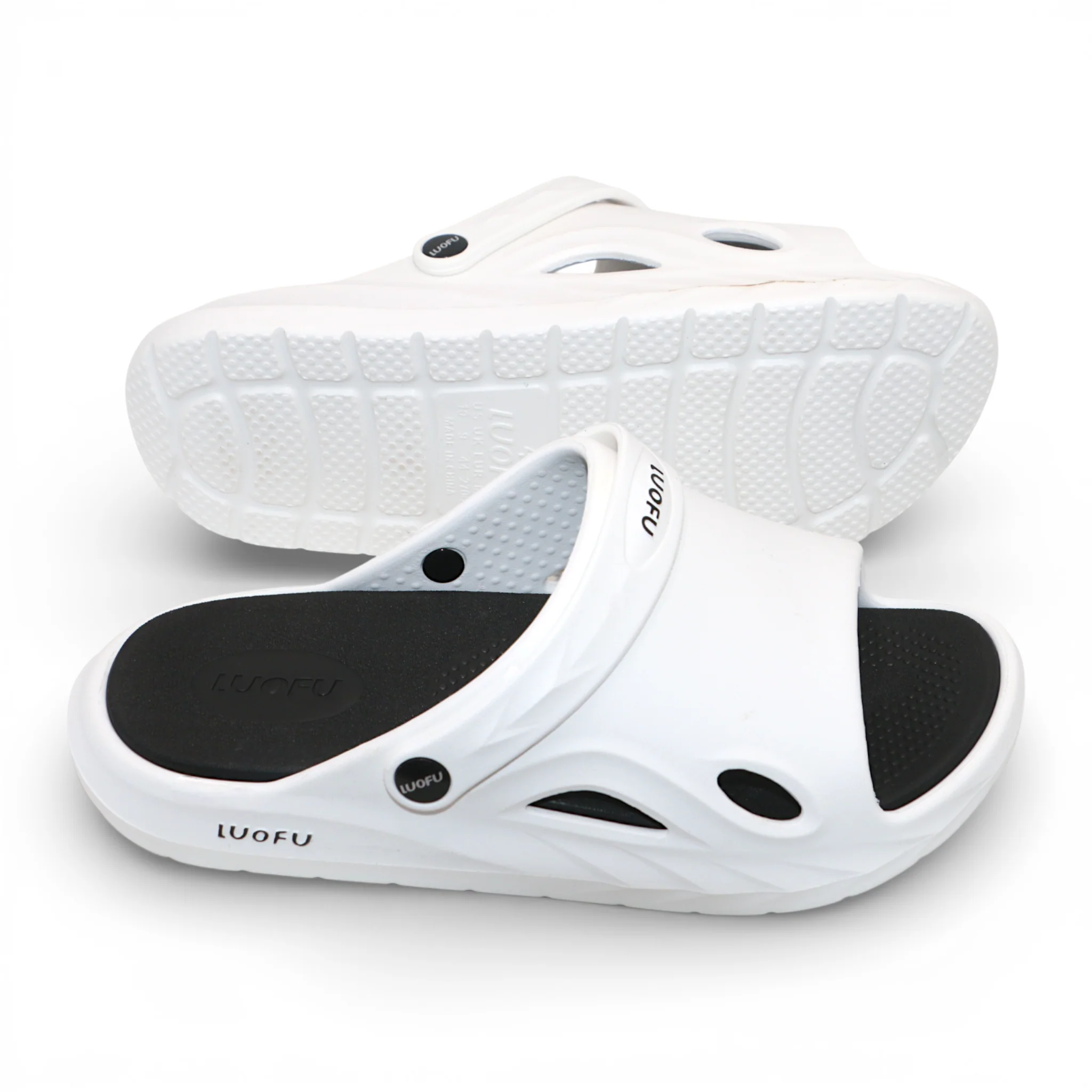 gents slipper 40-45 white china 6245-e01 - Image 2