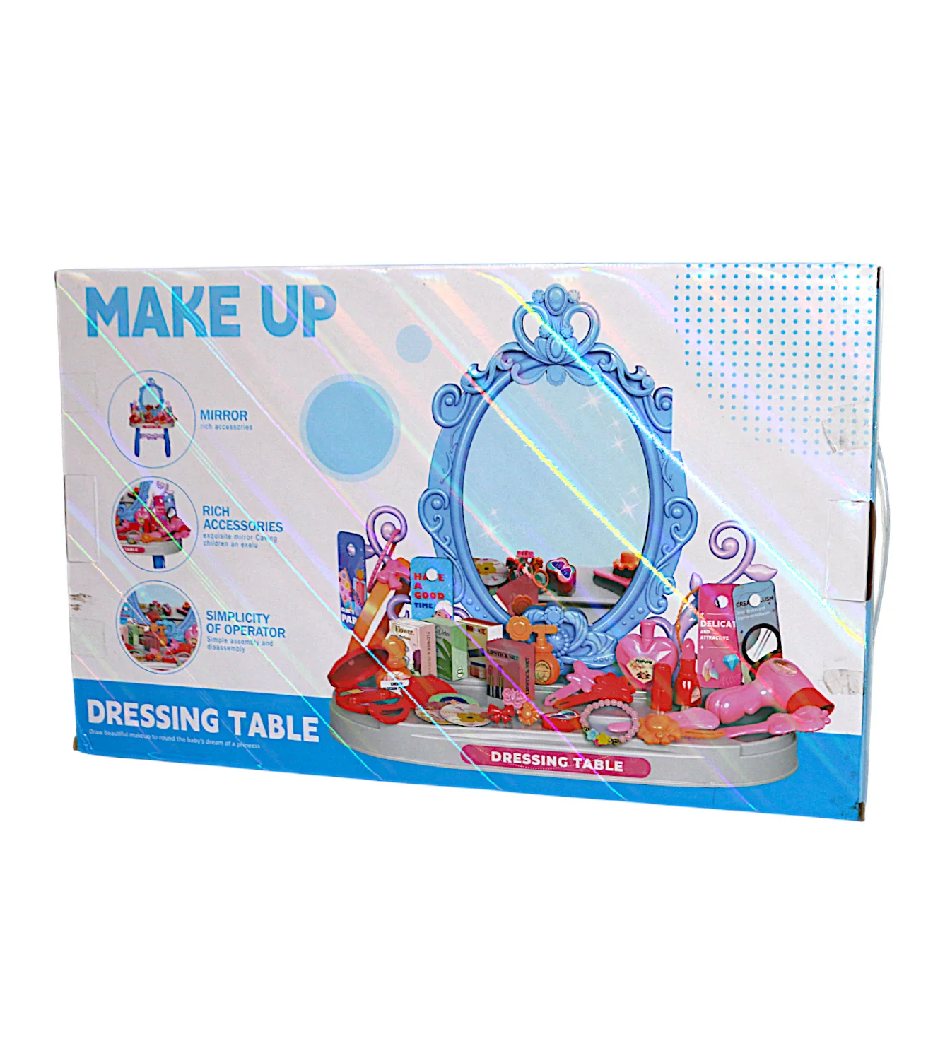 girl toy dressing table 46pcs - Image 2