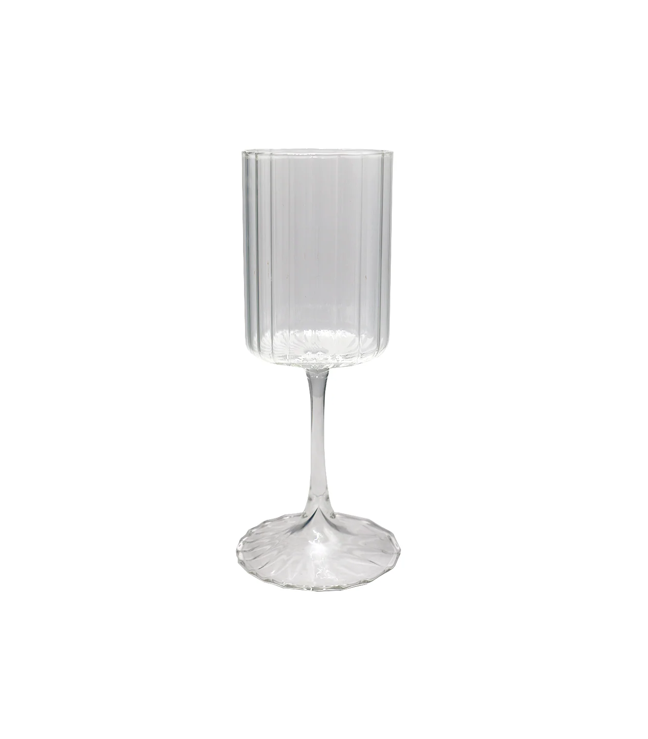 glass wine 6pc china d082 - Image 2