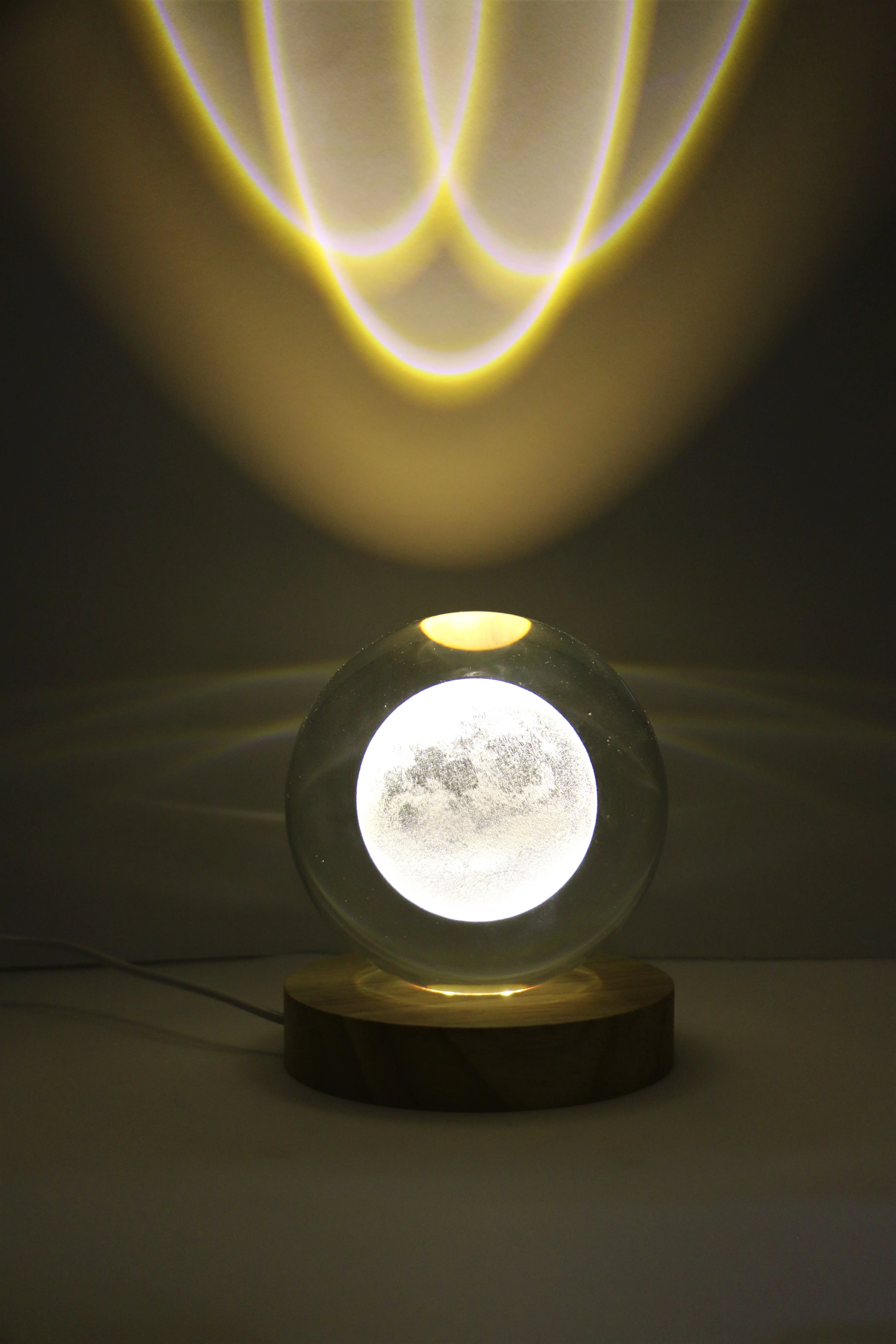 globe led crystal galaxy world map