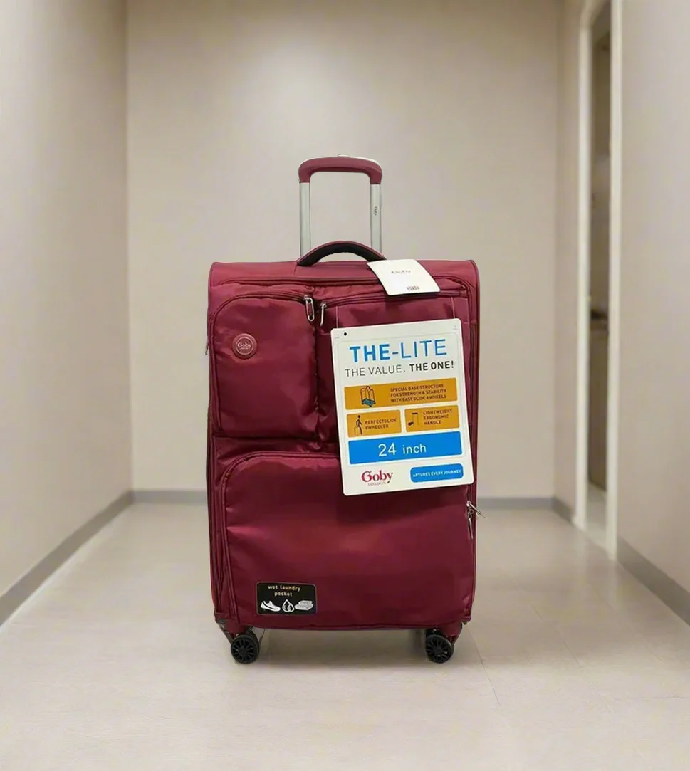 goby luggage trolley travel bag 2 handle 24" china d806 - Image 3