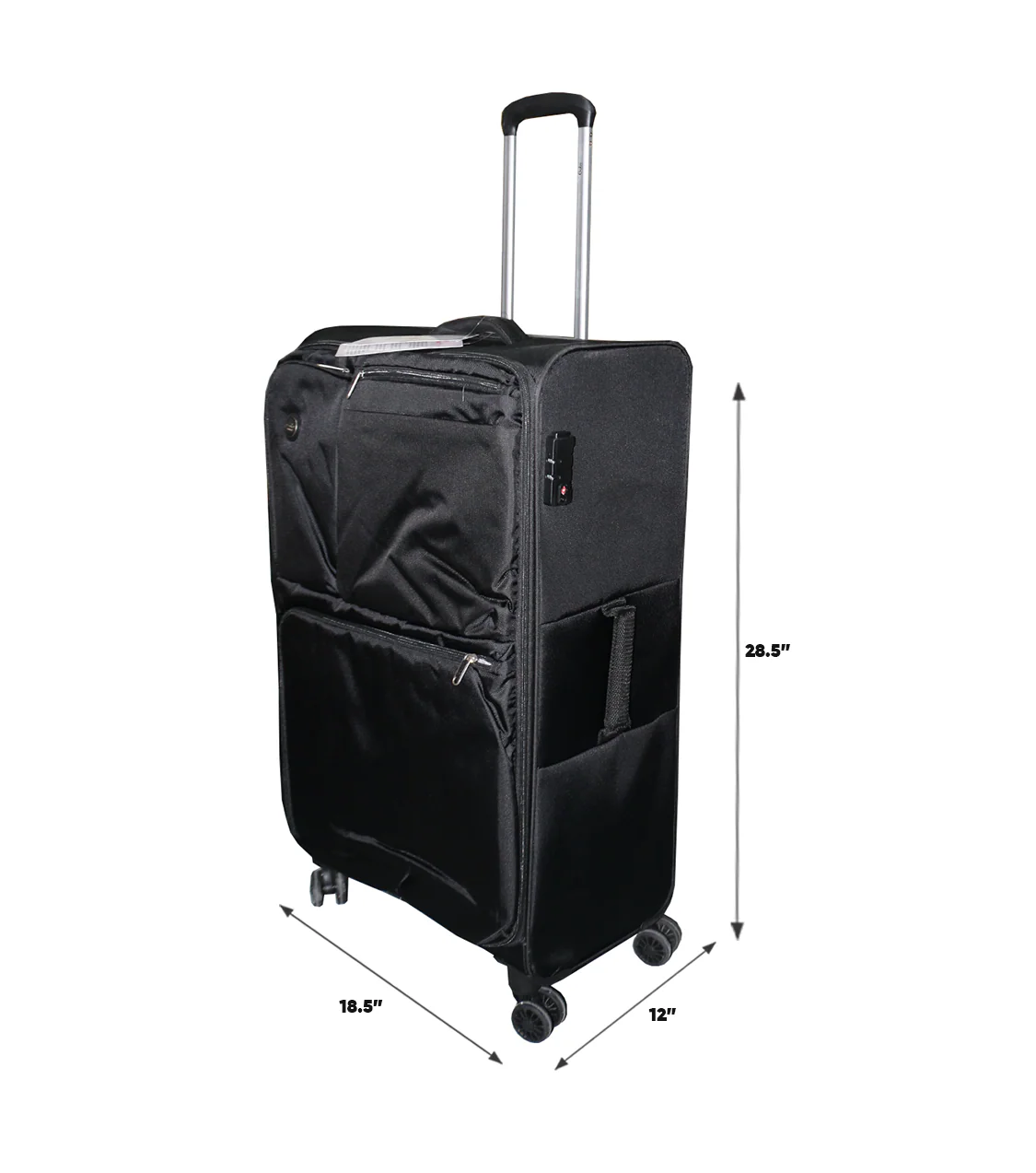 goby luggage trolley travel bag 2 handle 28" china d807 - Image 2