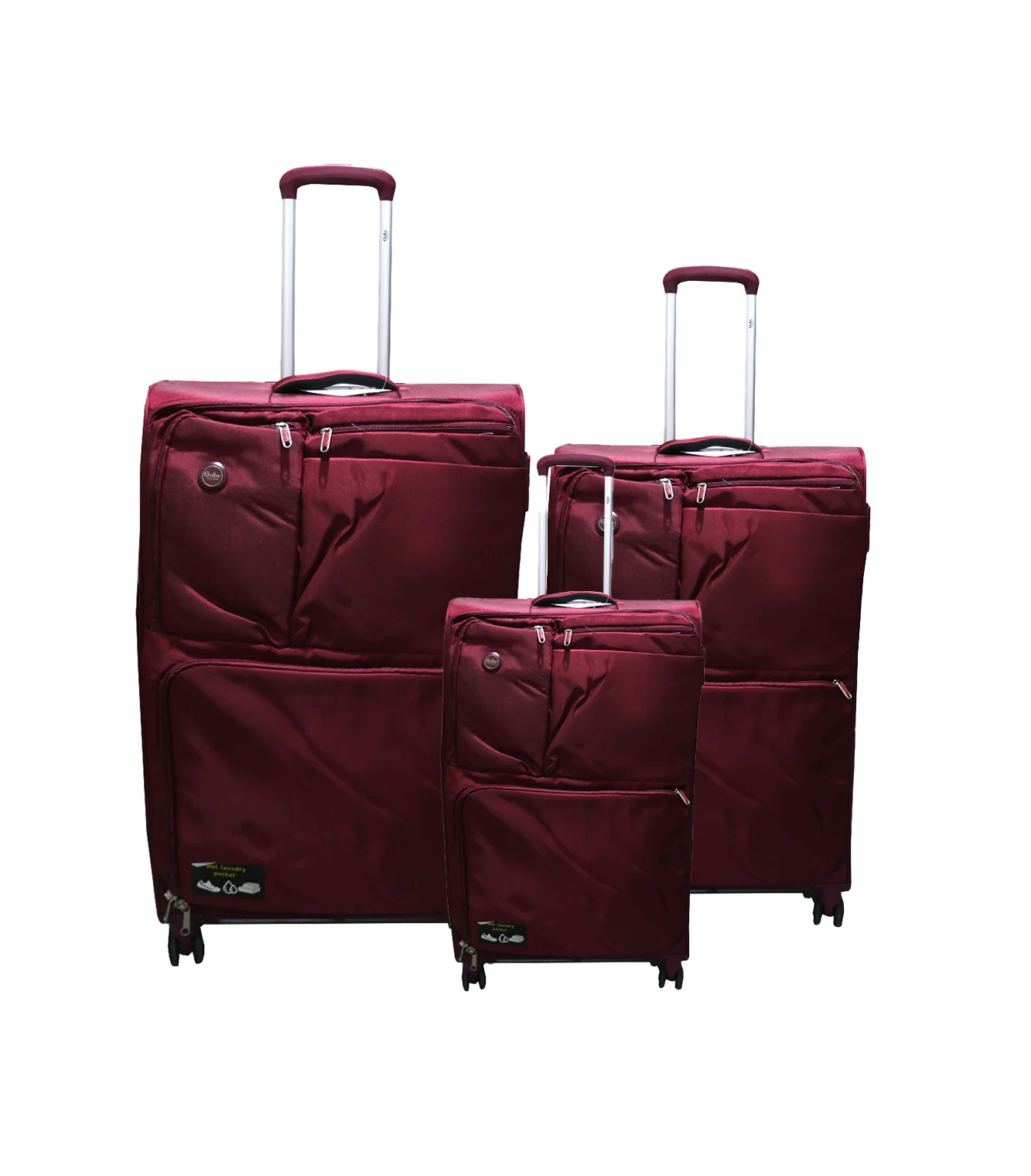 goby luggage trolley travel bag set china d098 - Image 5