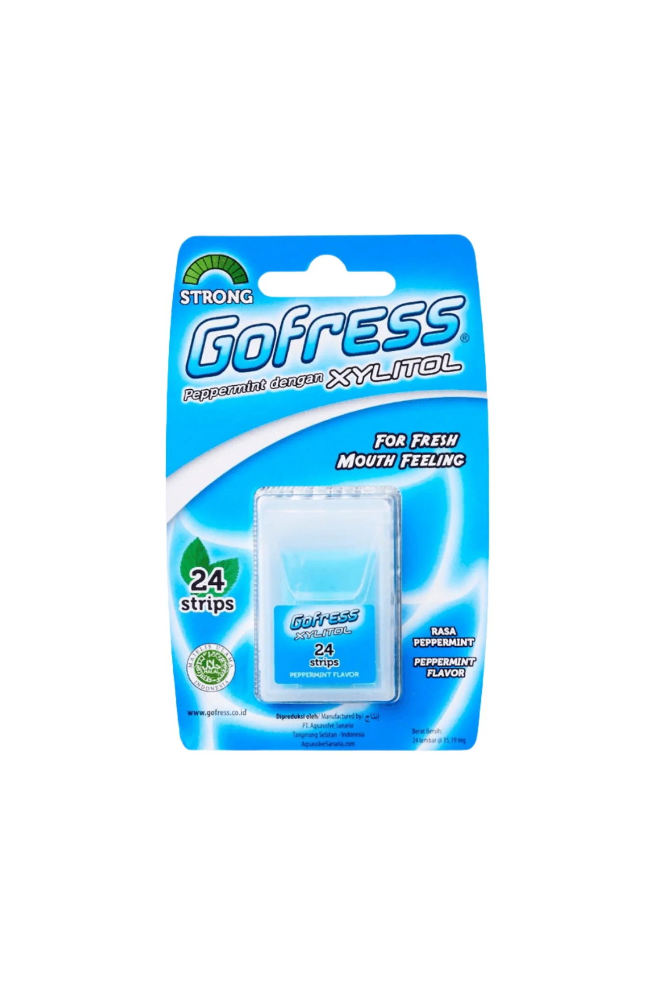 gofress gum xylitol peppermint 24pc