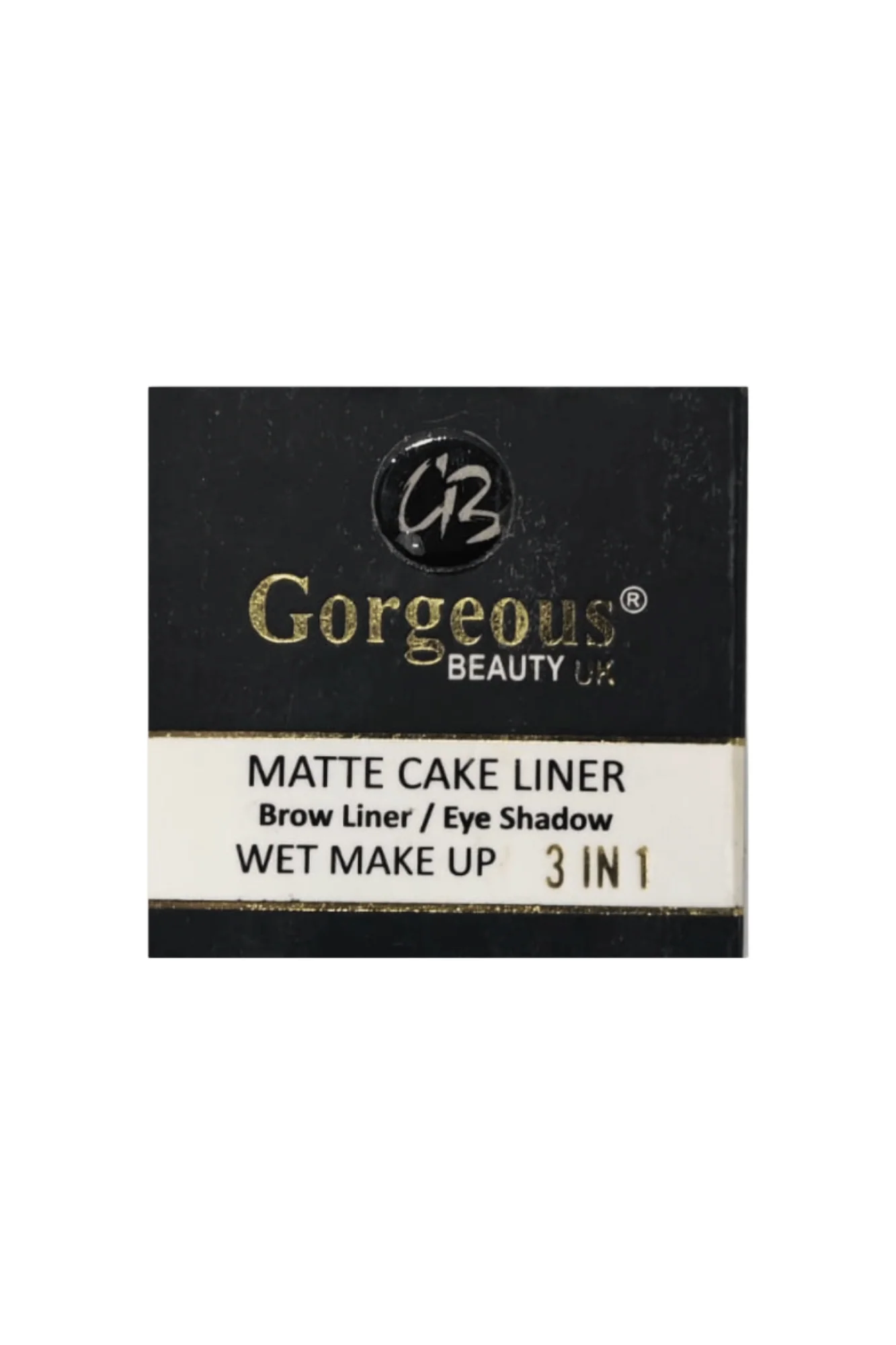 gorgeous beauty cake liner matte white