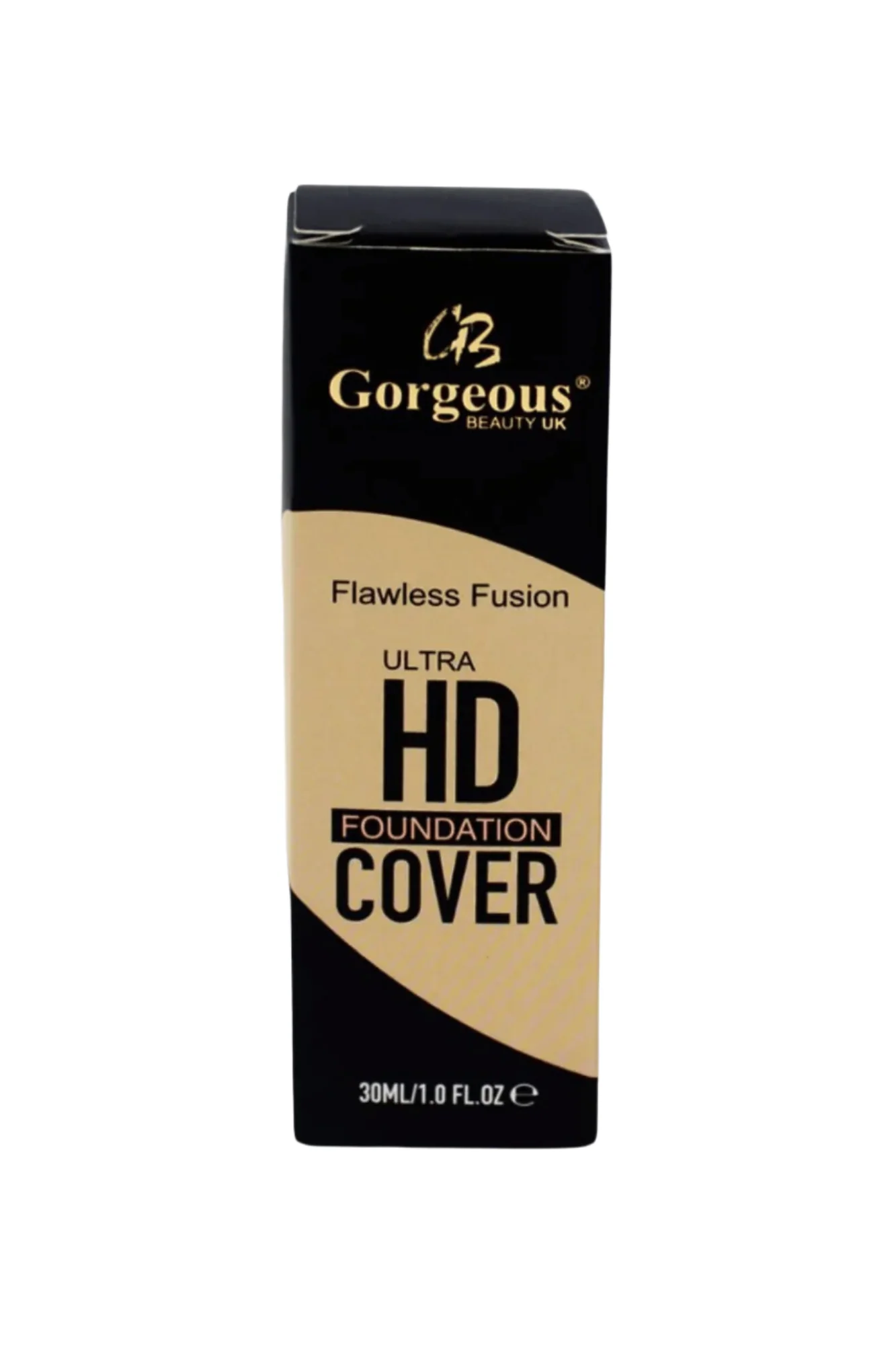 gorgeous beauty hd foundation nude almond 30ml - Image 2