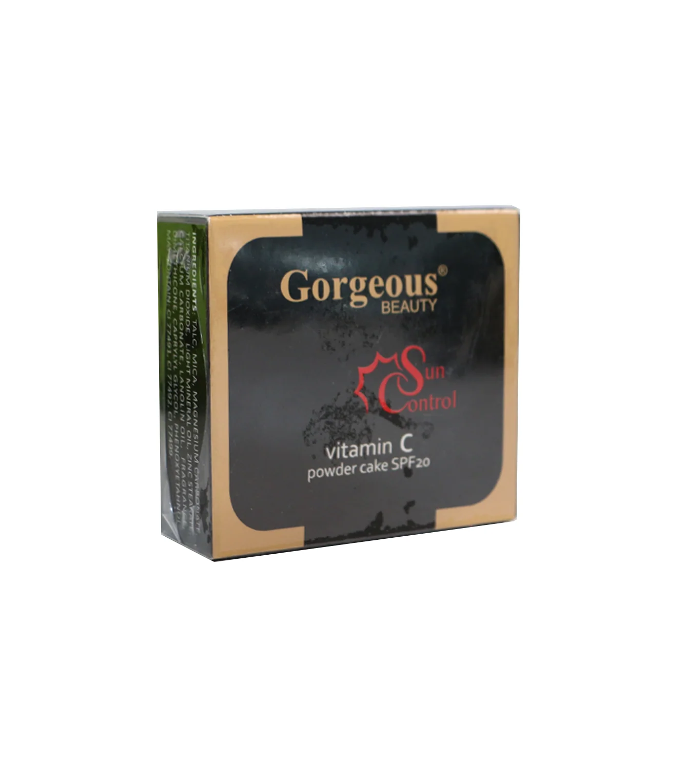 gorgeous beauty vitamin c powder cake super light - Image 2