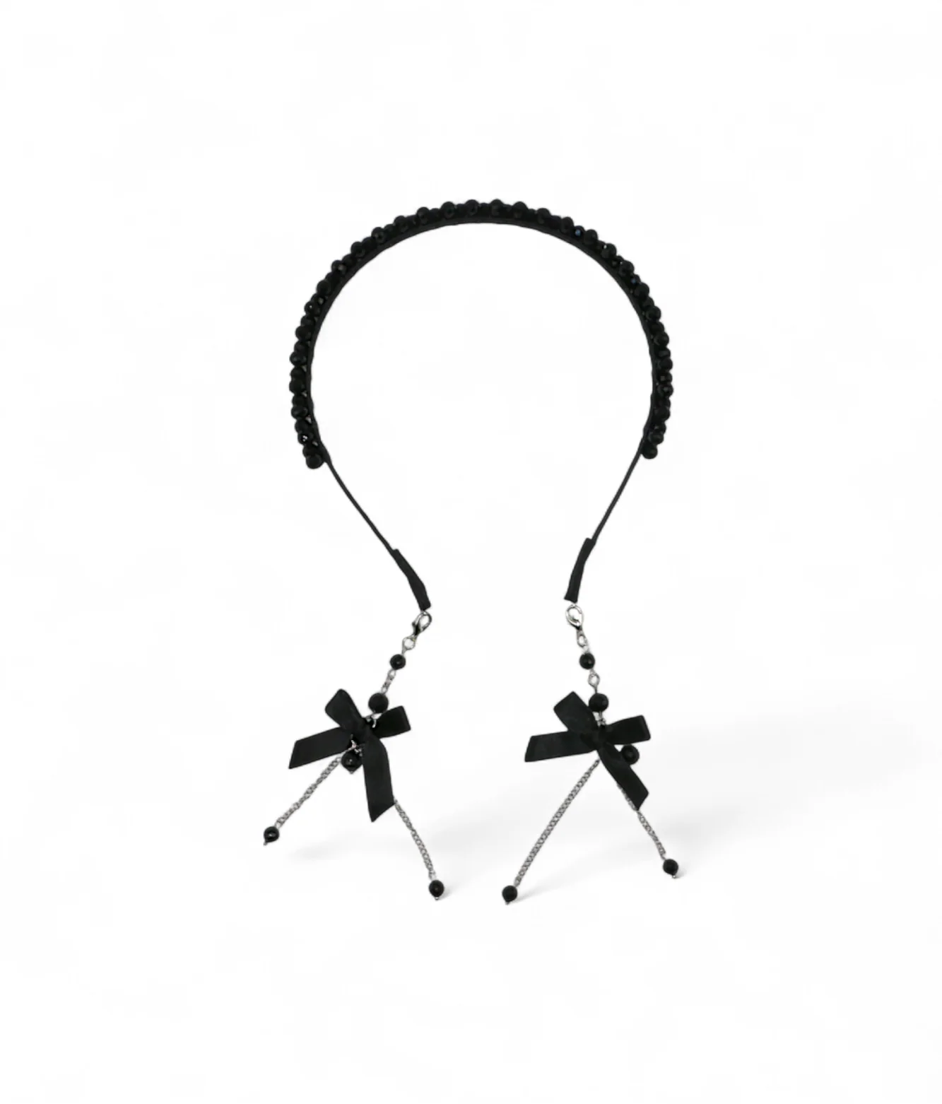 hair band handmade shiny crystal pearls china - Image 3
