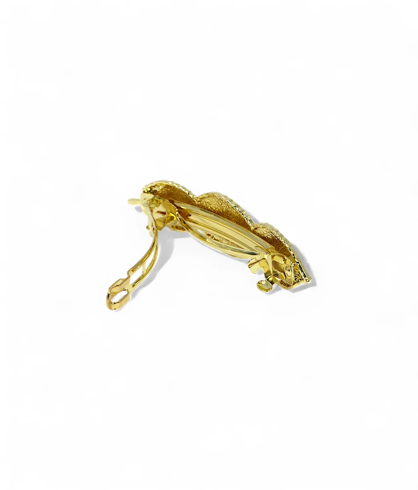 hair clip gold matel leaf china - Image 2