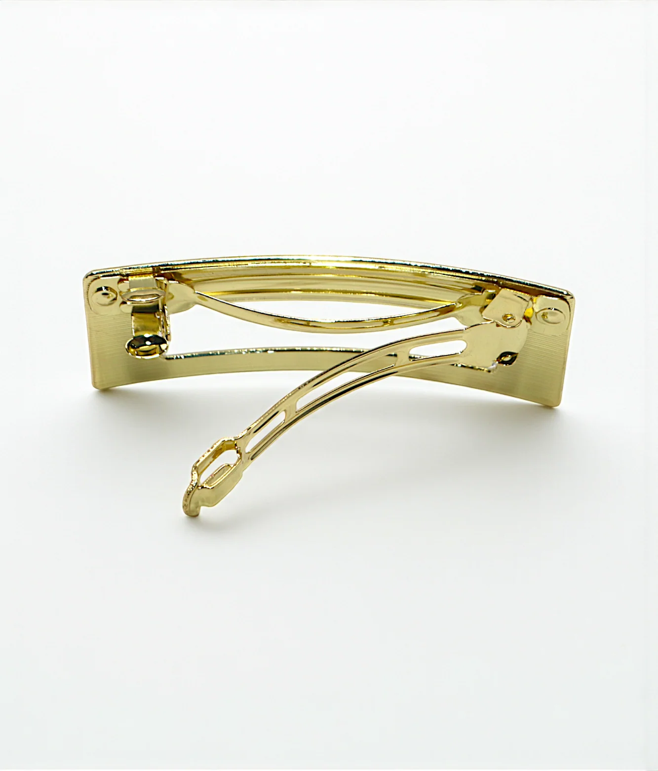 hair clip gold matel rectangle shape china - Image 2