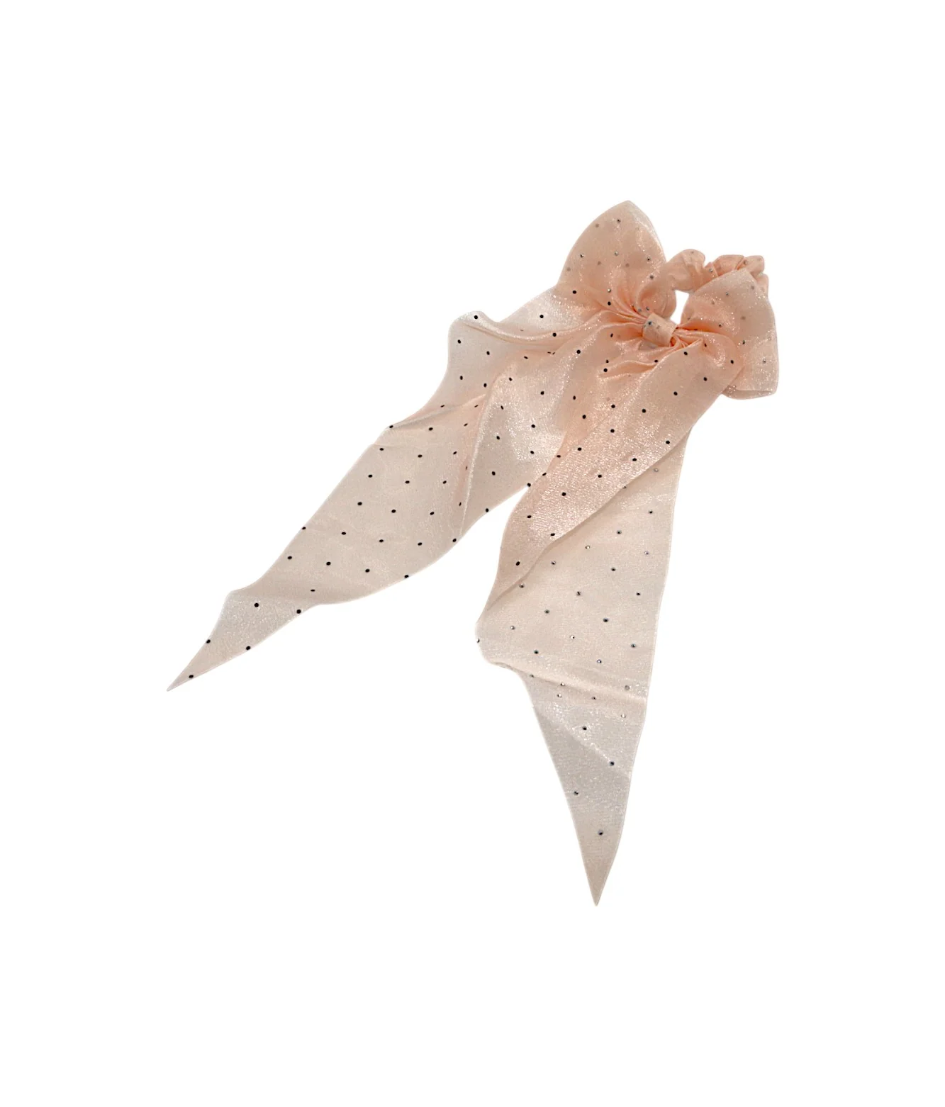 hair tie bow shiny zircon mix color - Image 4