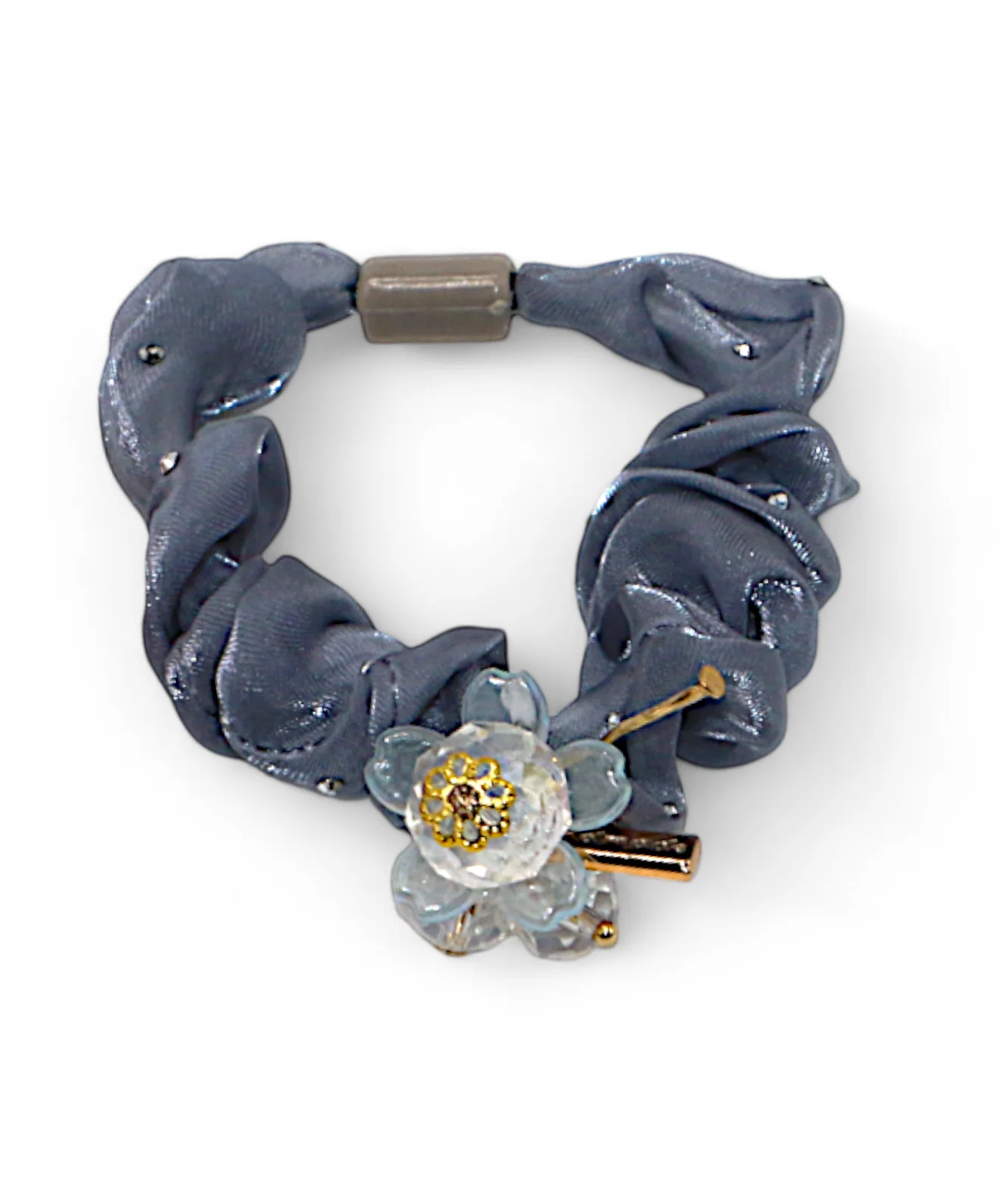 hair tie mix color with crystal pearls china - Image 3