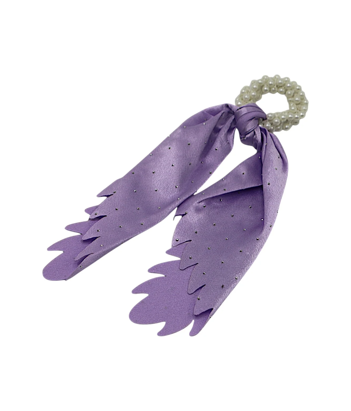 hair tie with pearls mix color - Image 3