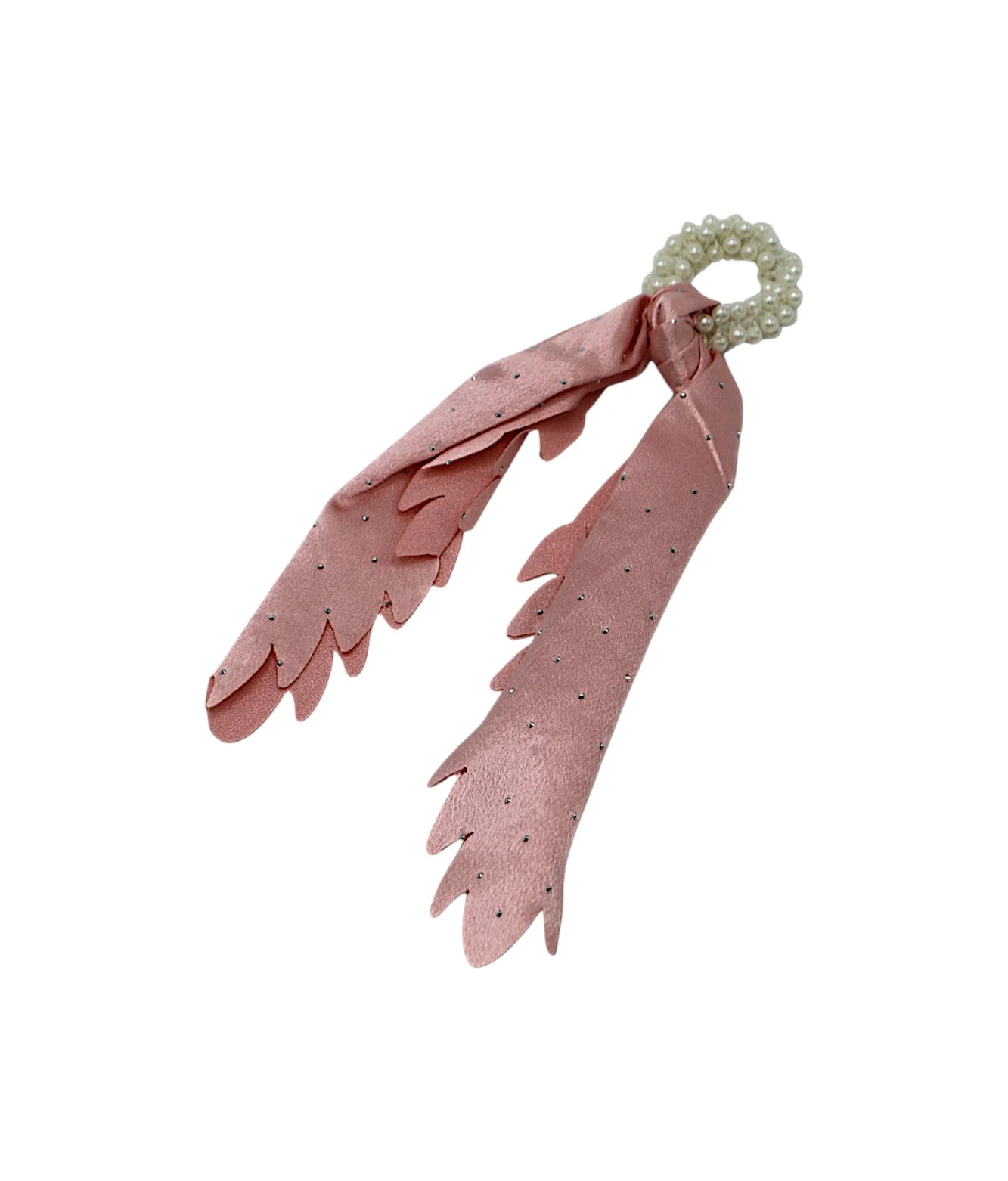 hair tie with pearls mix color - Image 5