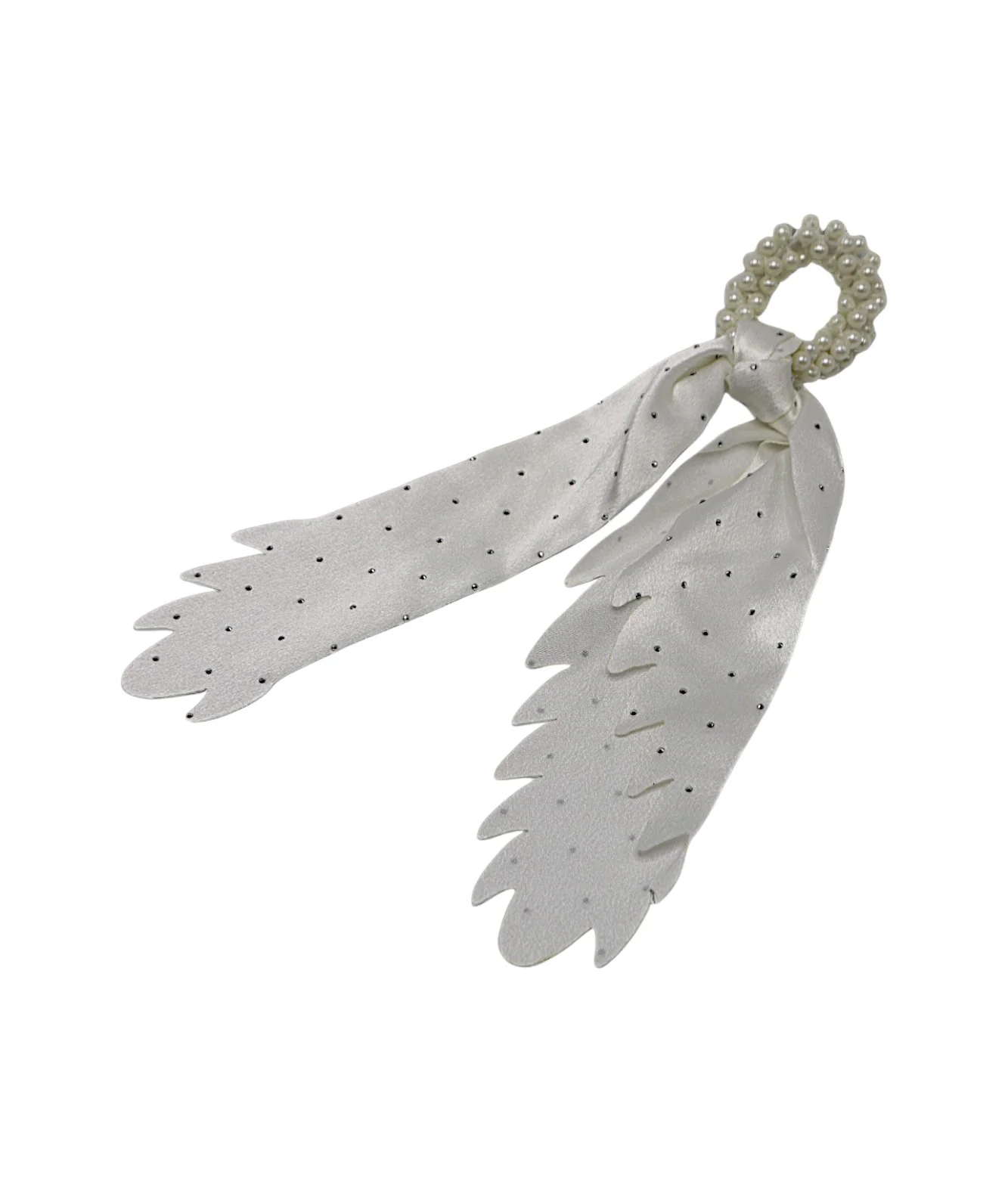 hair tie with pearls mix color - Image 6