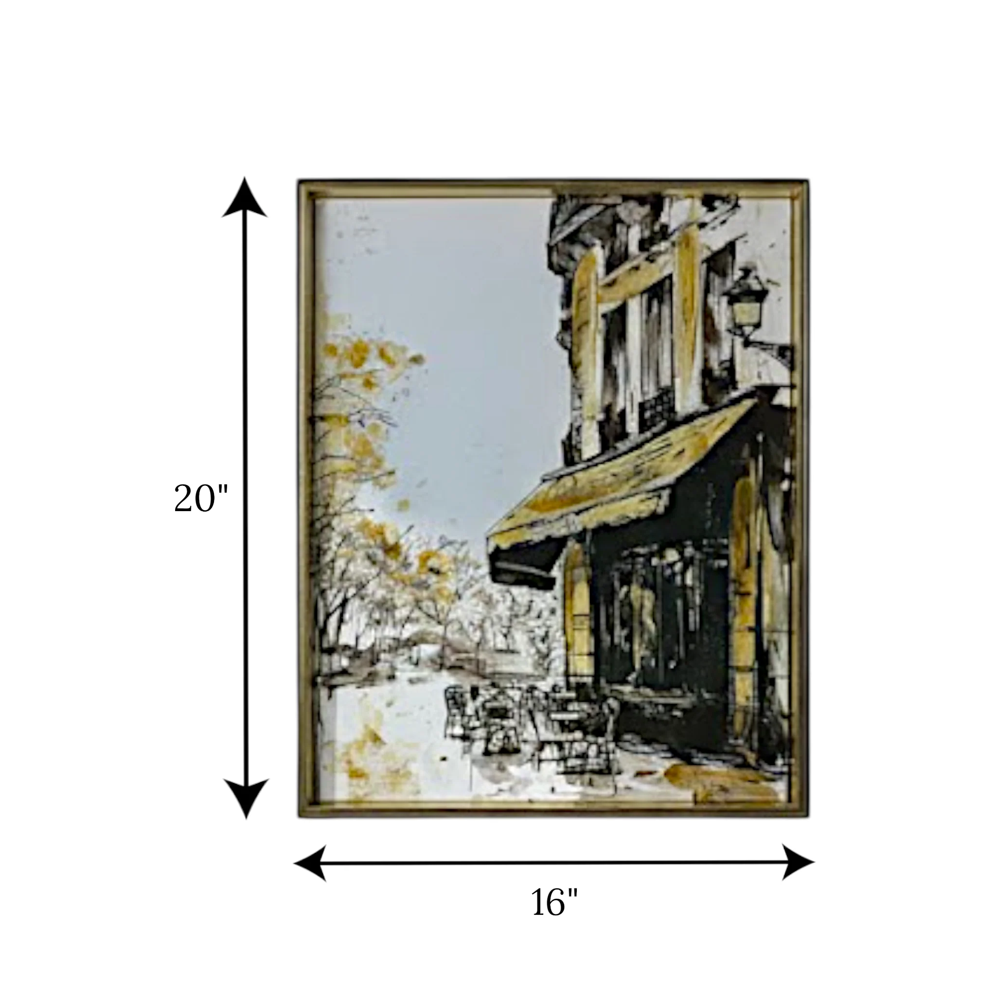 handmade canvas art painting 20"x16" china - Image 2