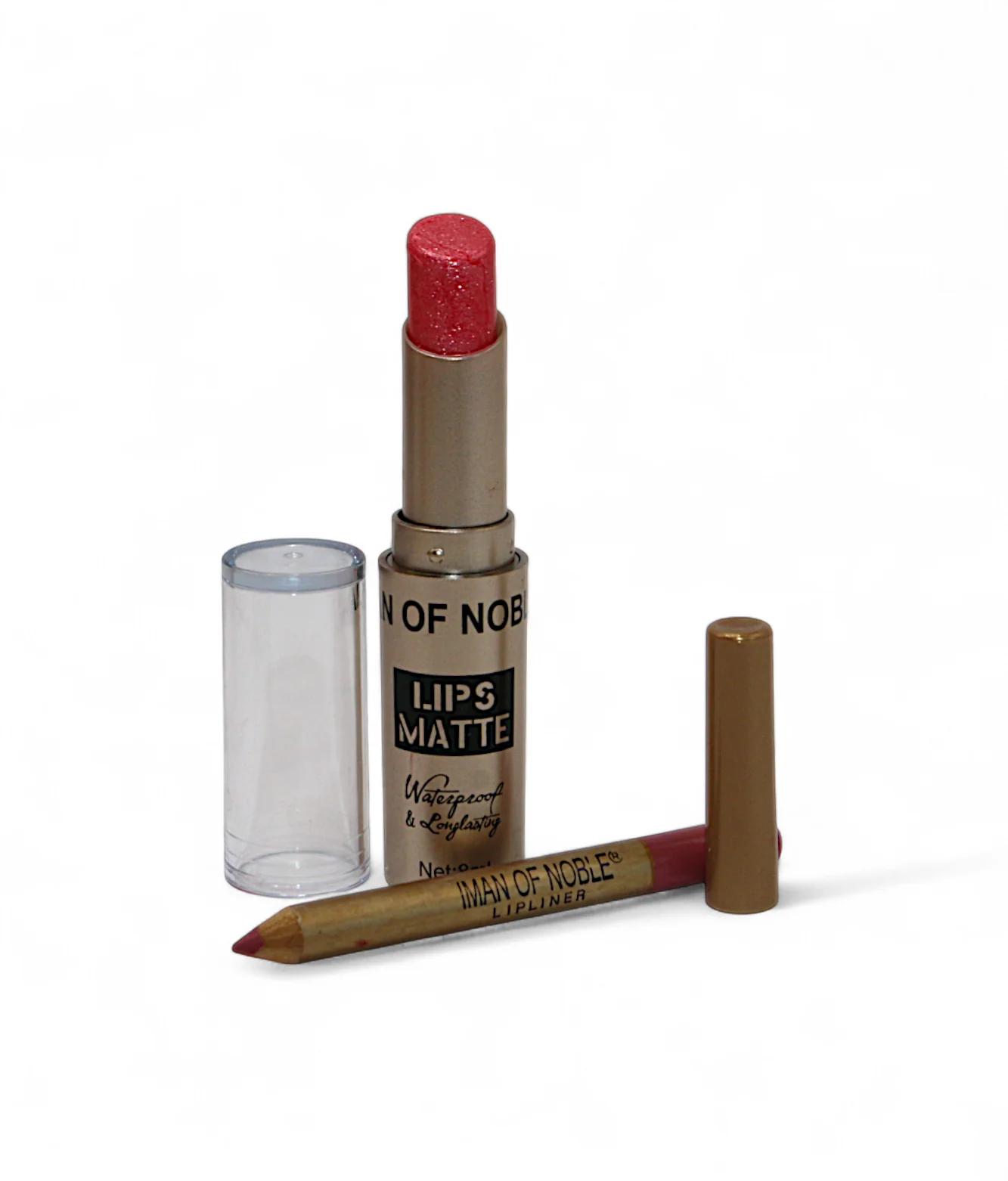 iman of noble lipstick & lipliner mix color china 5096d - Image 3