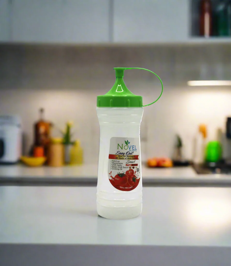 plastic novel ketchup bottle 1pc 475ml pak smart