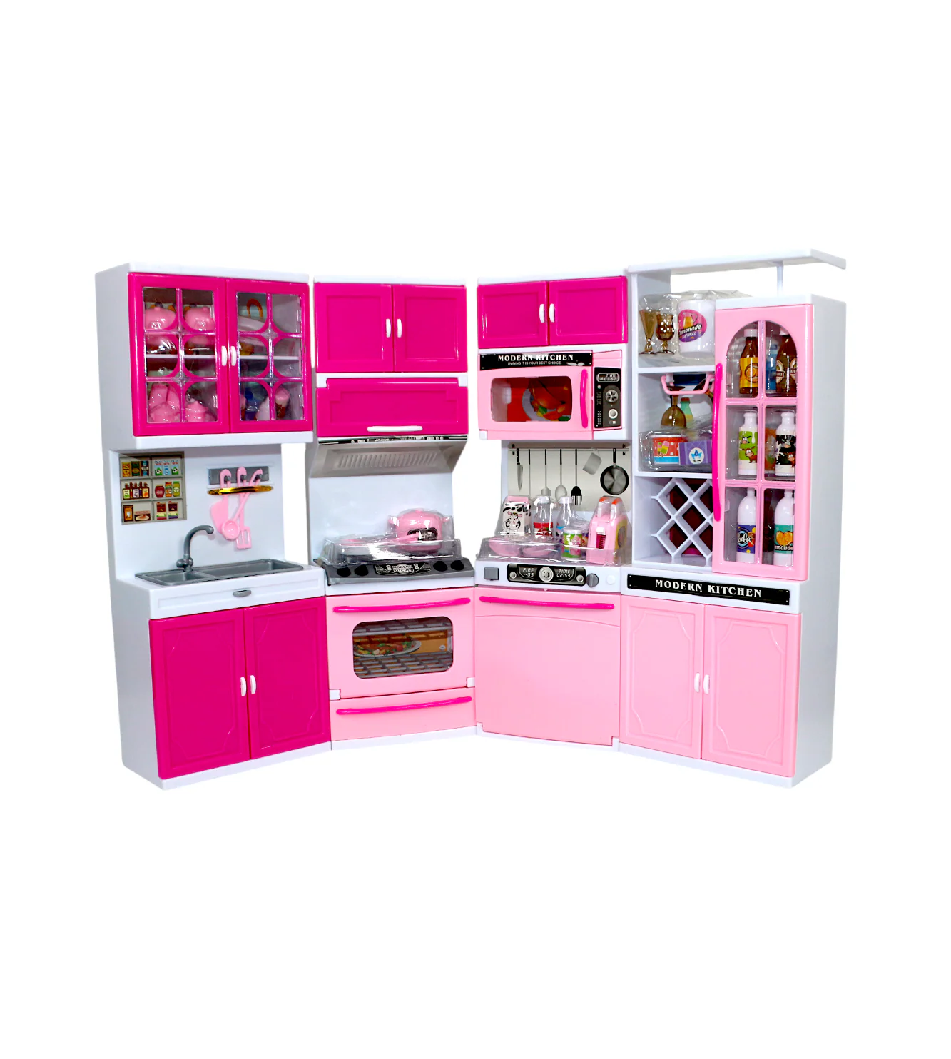 kitchen set with appliances & music