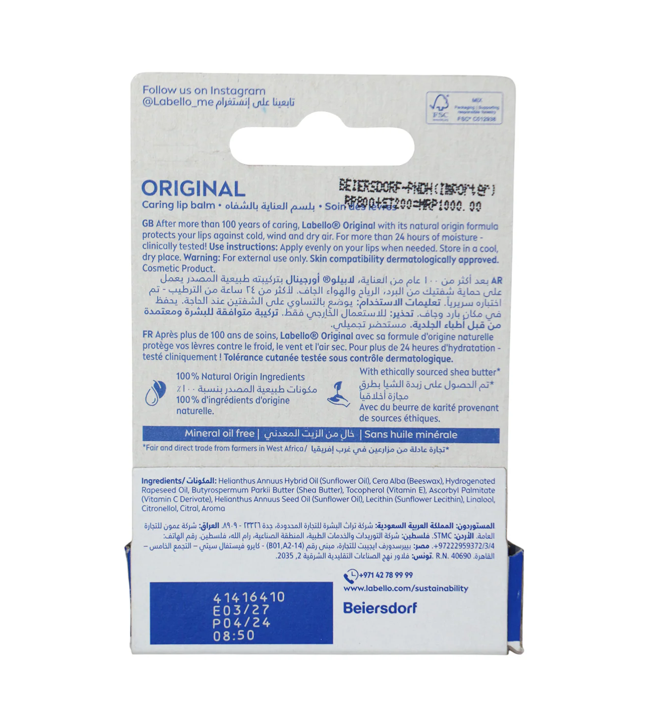 labello chapstick original 4.8g - Image 2