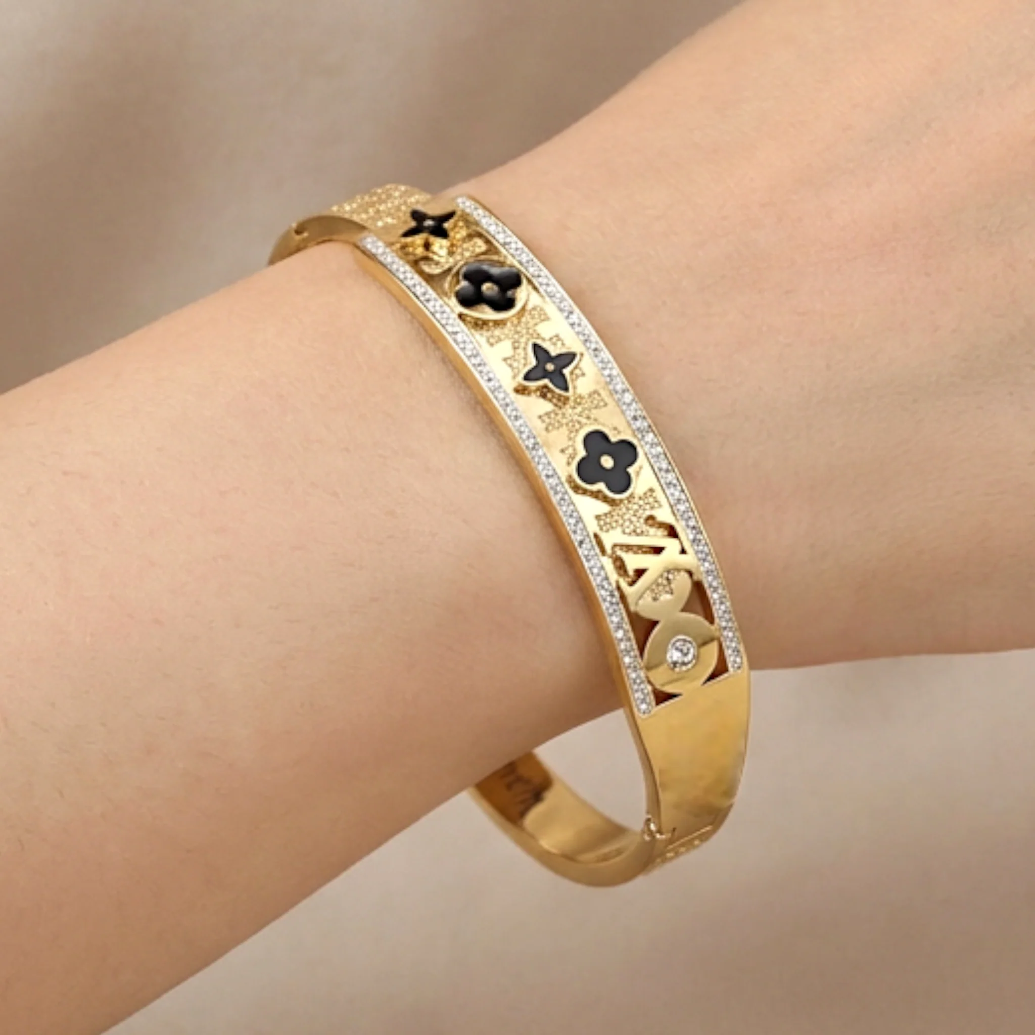 ladies bracelet gold plated - Image 2
