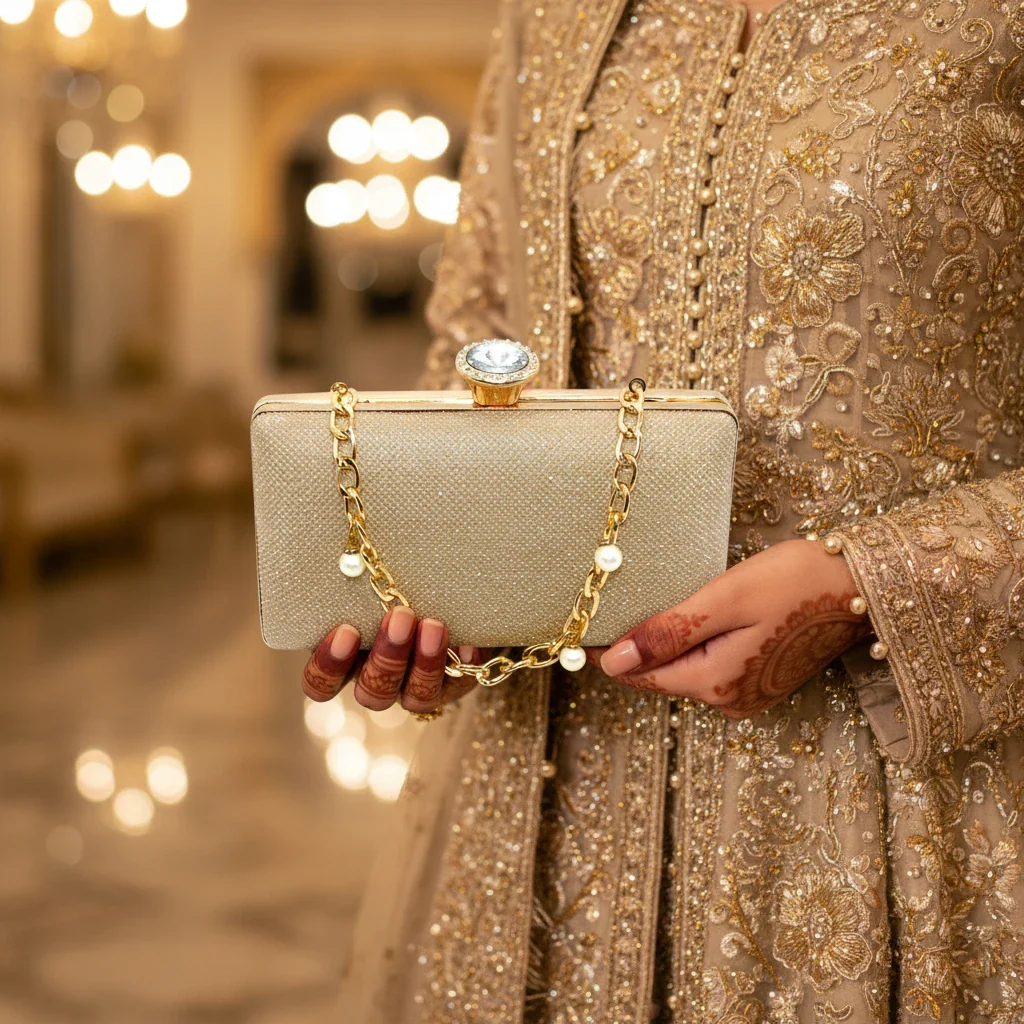 ladies bridal clutch fancy - Image 2