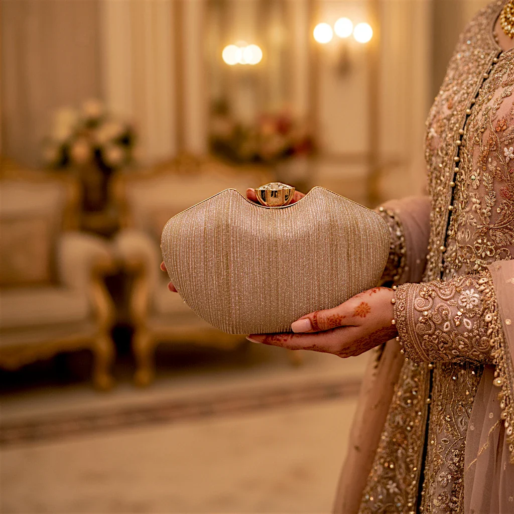 ladies bridal clutch fancy - Image 2