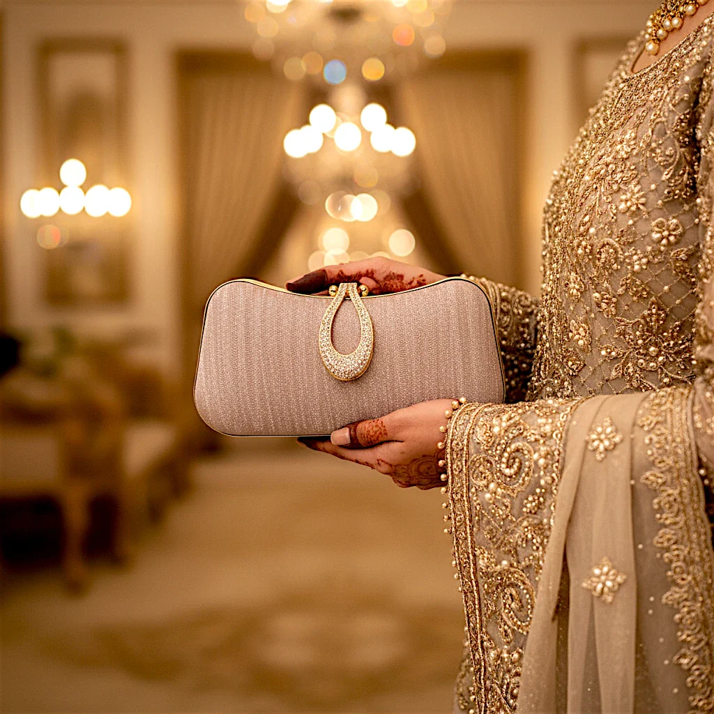 ladies bridal clutch fancy - Image 2