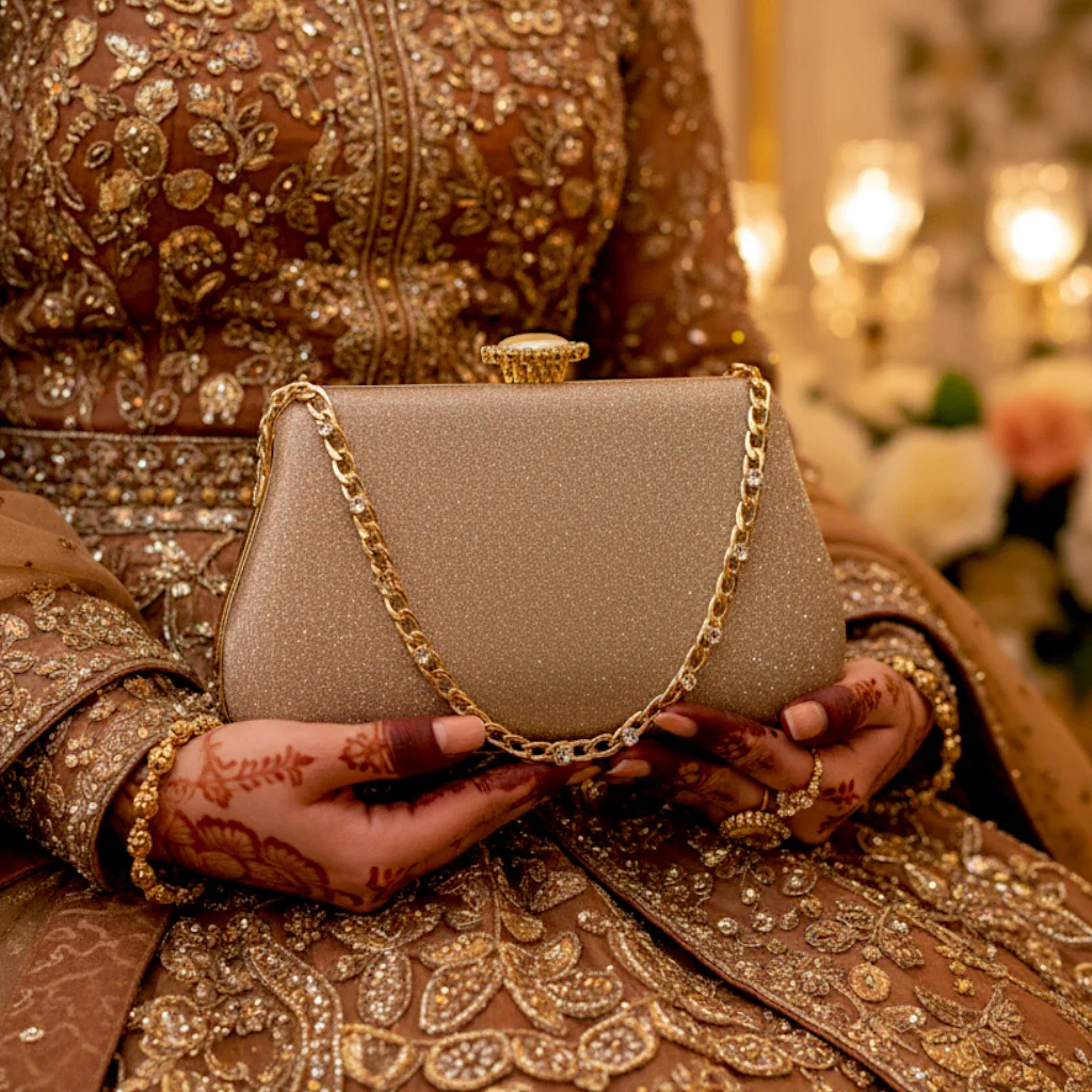 ladies bridal clutch fancy - Image 2