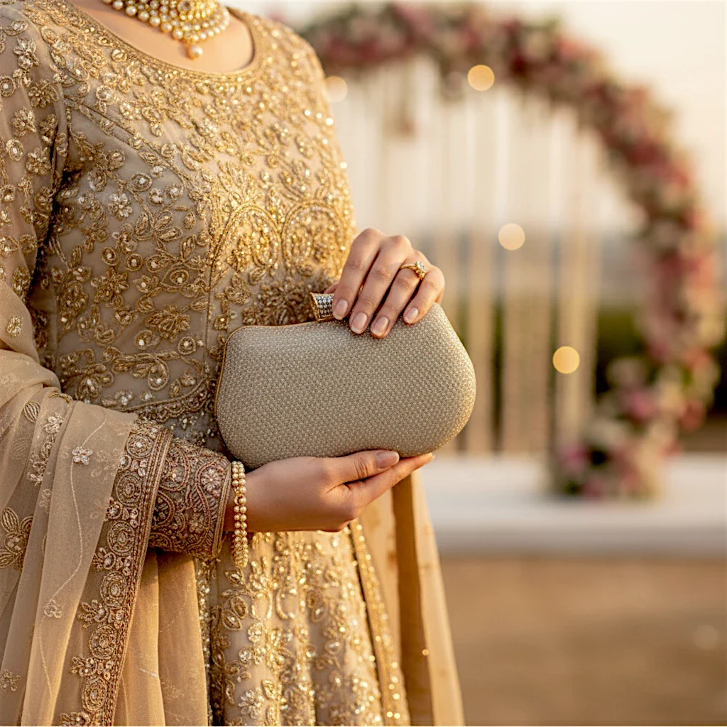 ladies bridal clutch fancy - Image 2