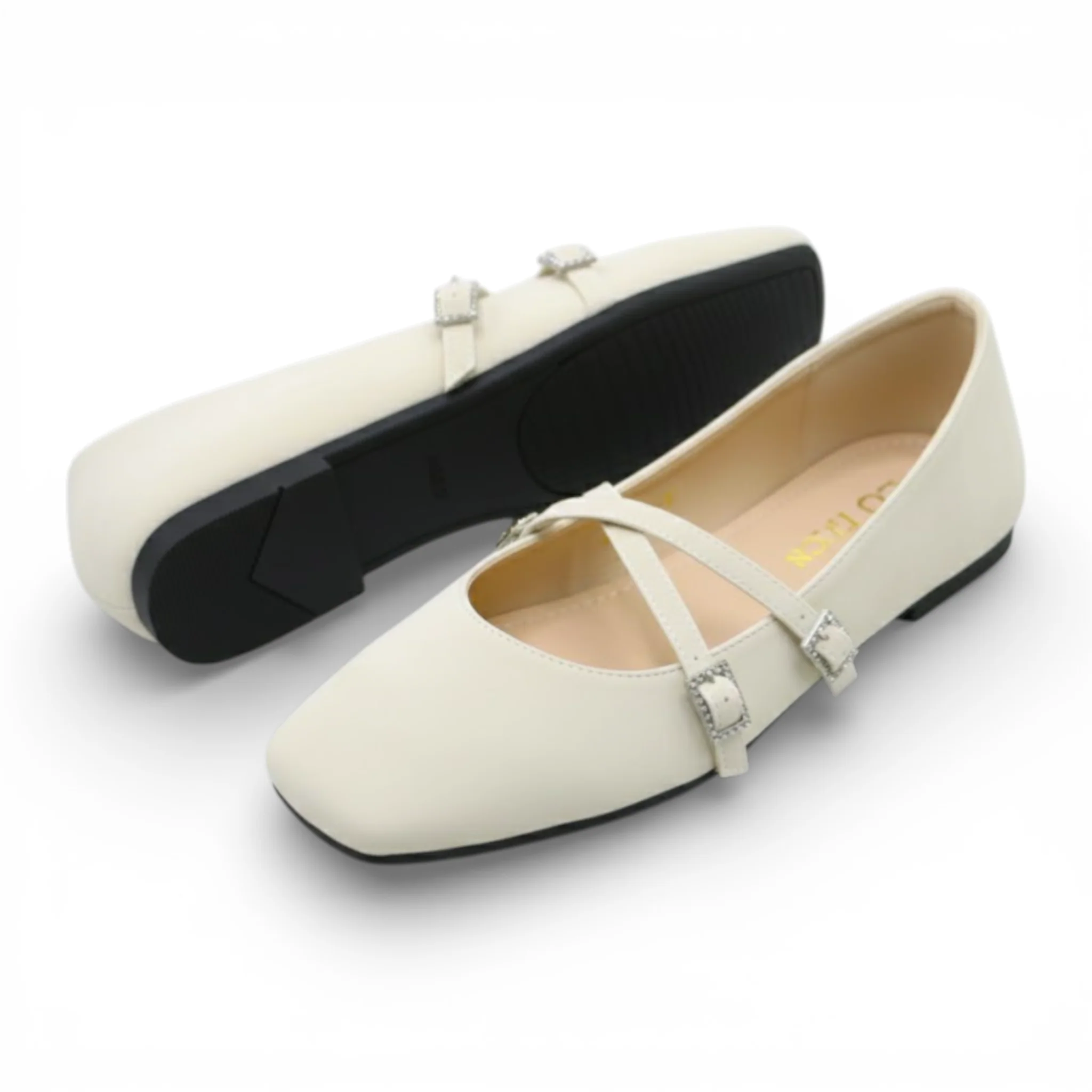ladies fancy pumpy 36-41 apricot china 8812-20 - Image 2
