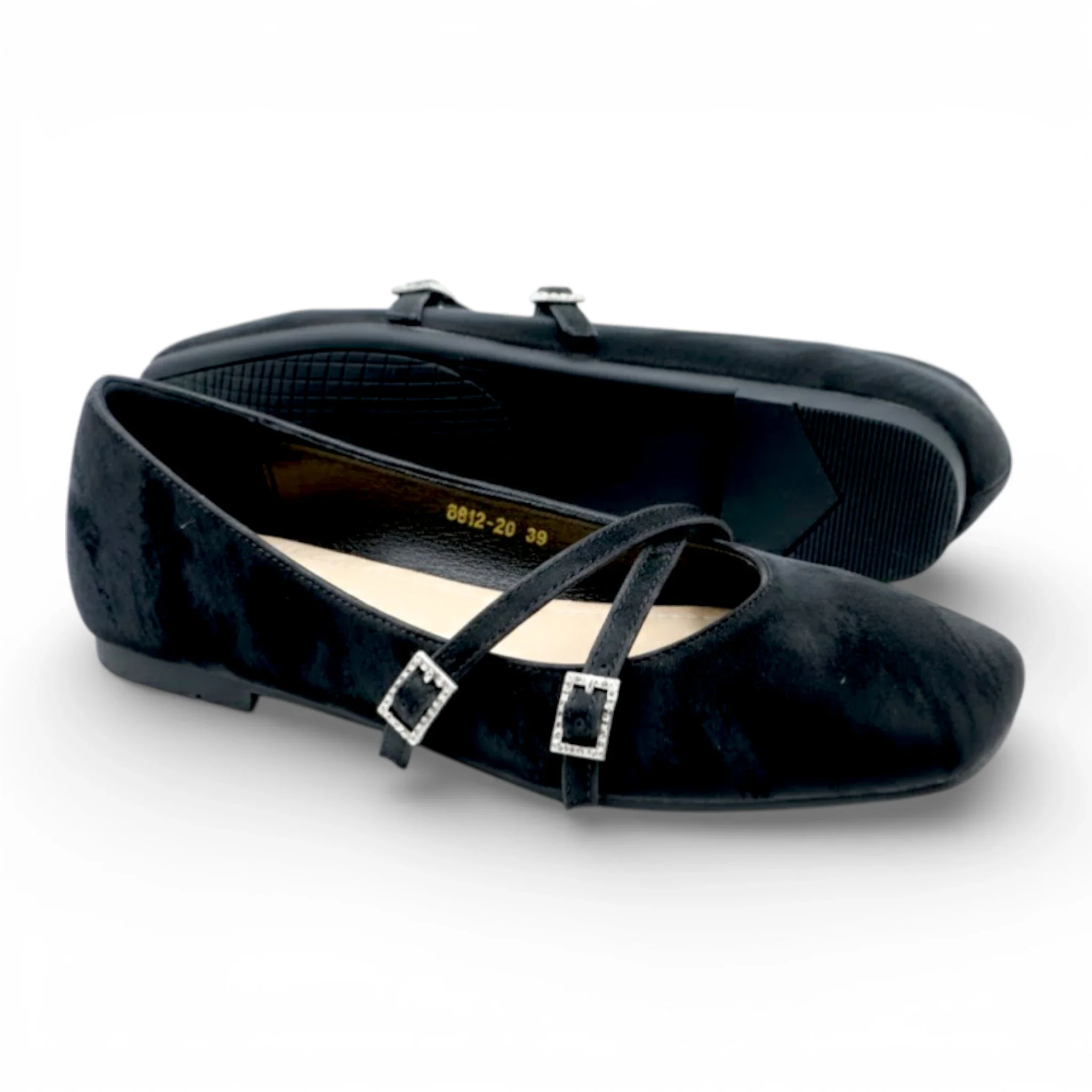 ladies fancy pumpy 36-41 black china 8812-20 - Image 2