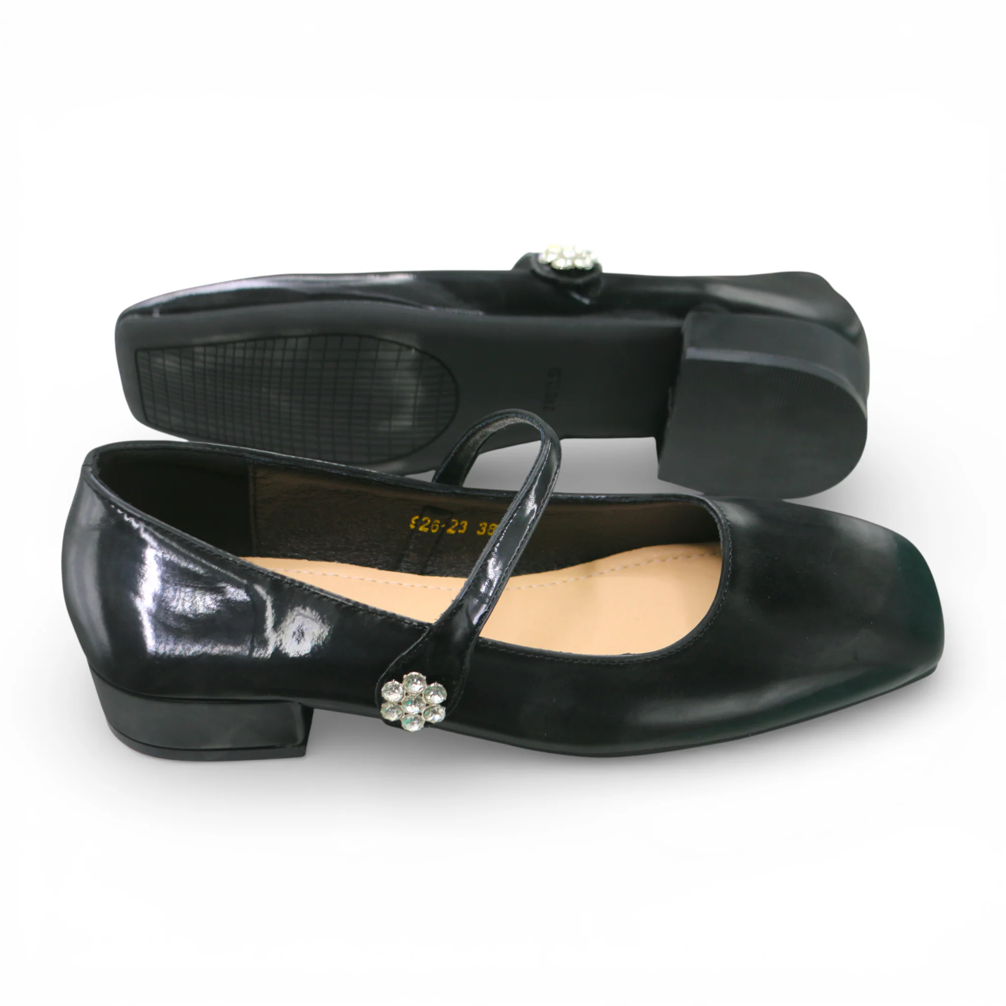 ladies fancy pumpy 36-41 black china 926-23 - Image 2