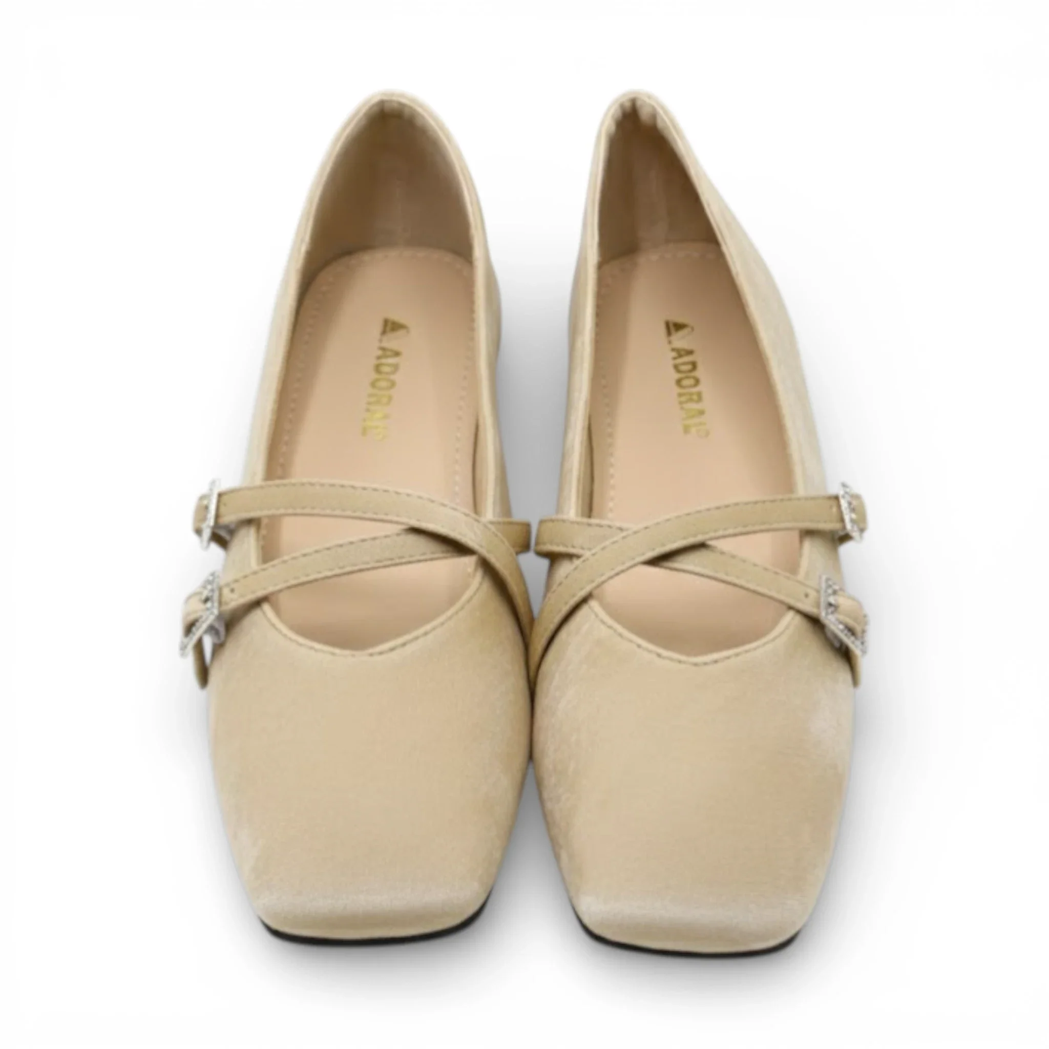 ladies fancy pumpy 36-41 khaki china 8812-20