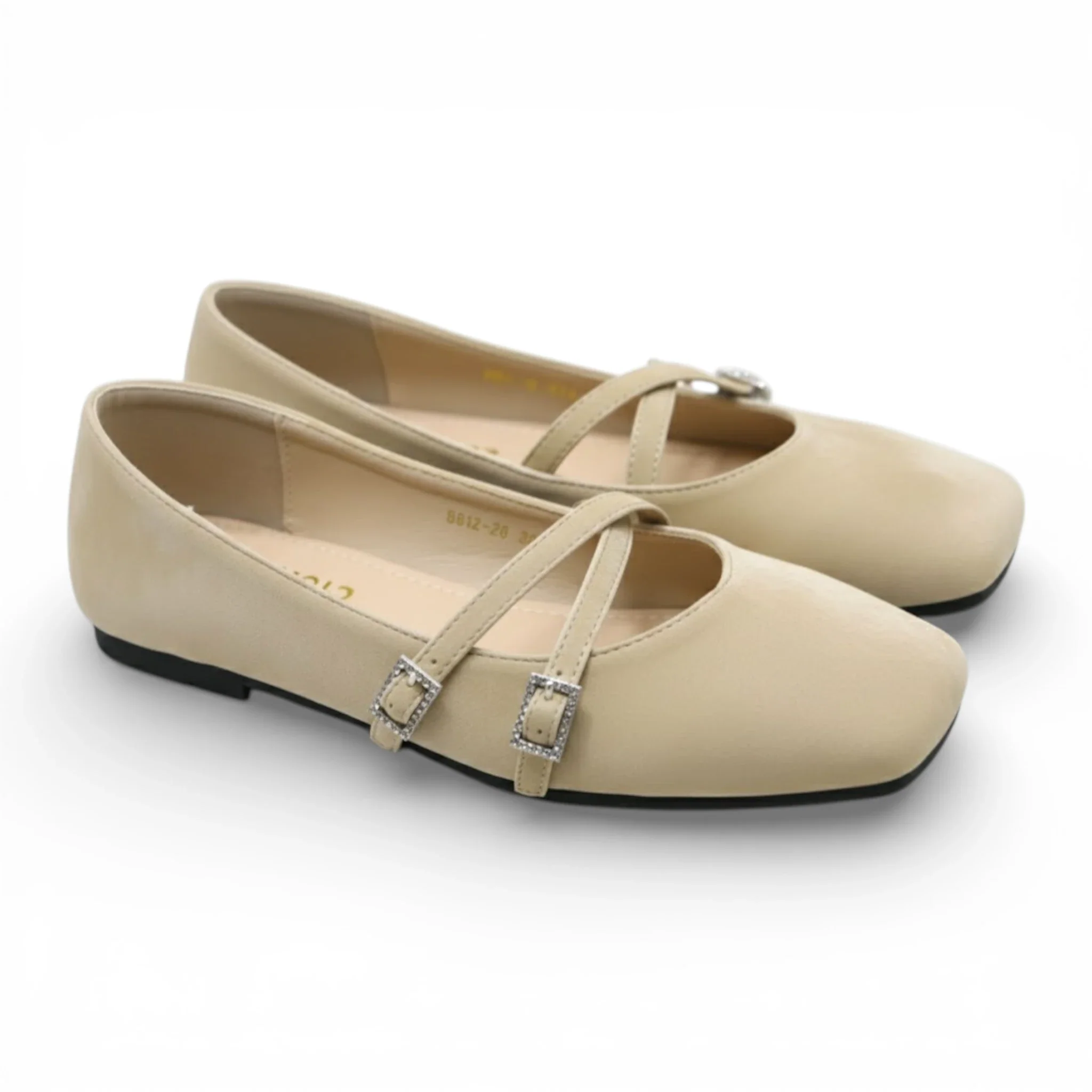 ladies fancy pumpy 36-41 khaki china 8812-20 - Image 2