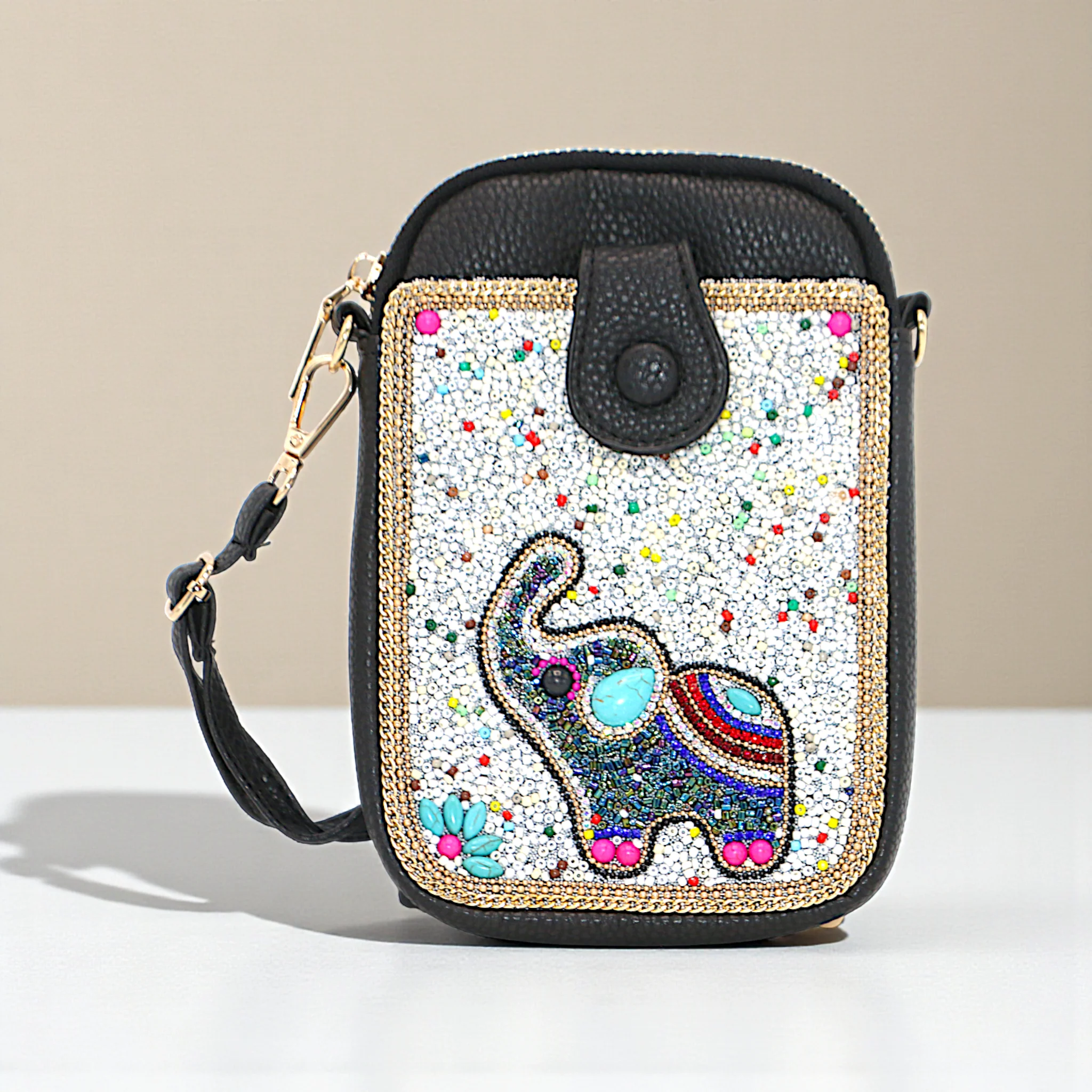 ladies mobile pouch with beads china - Image 3