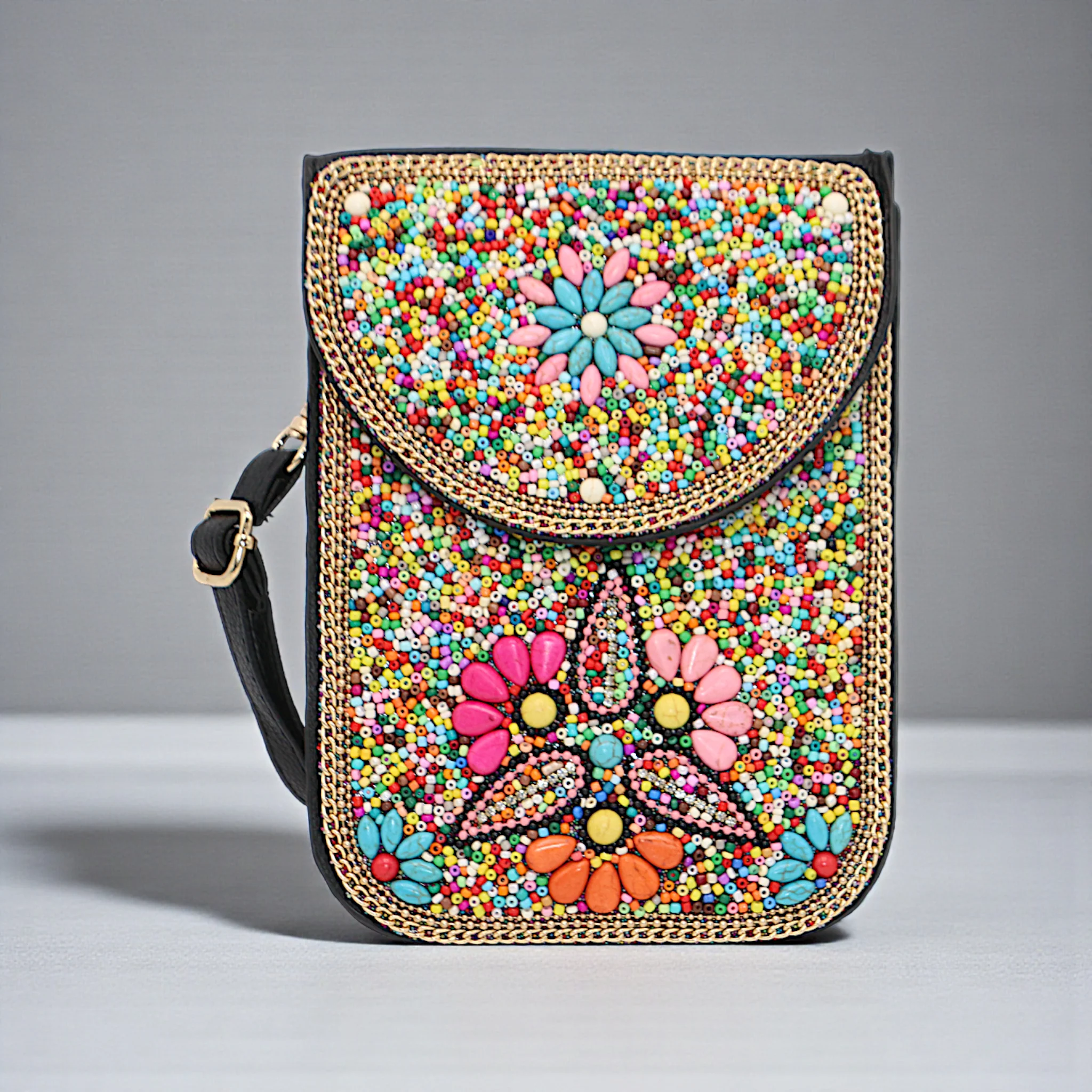 ladies mobile pouch with beads china - Image 5