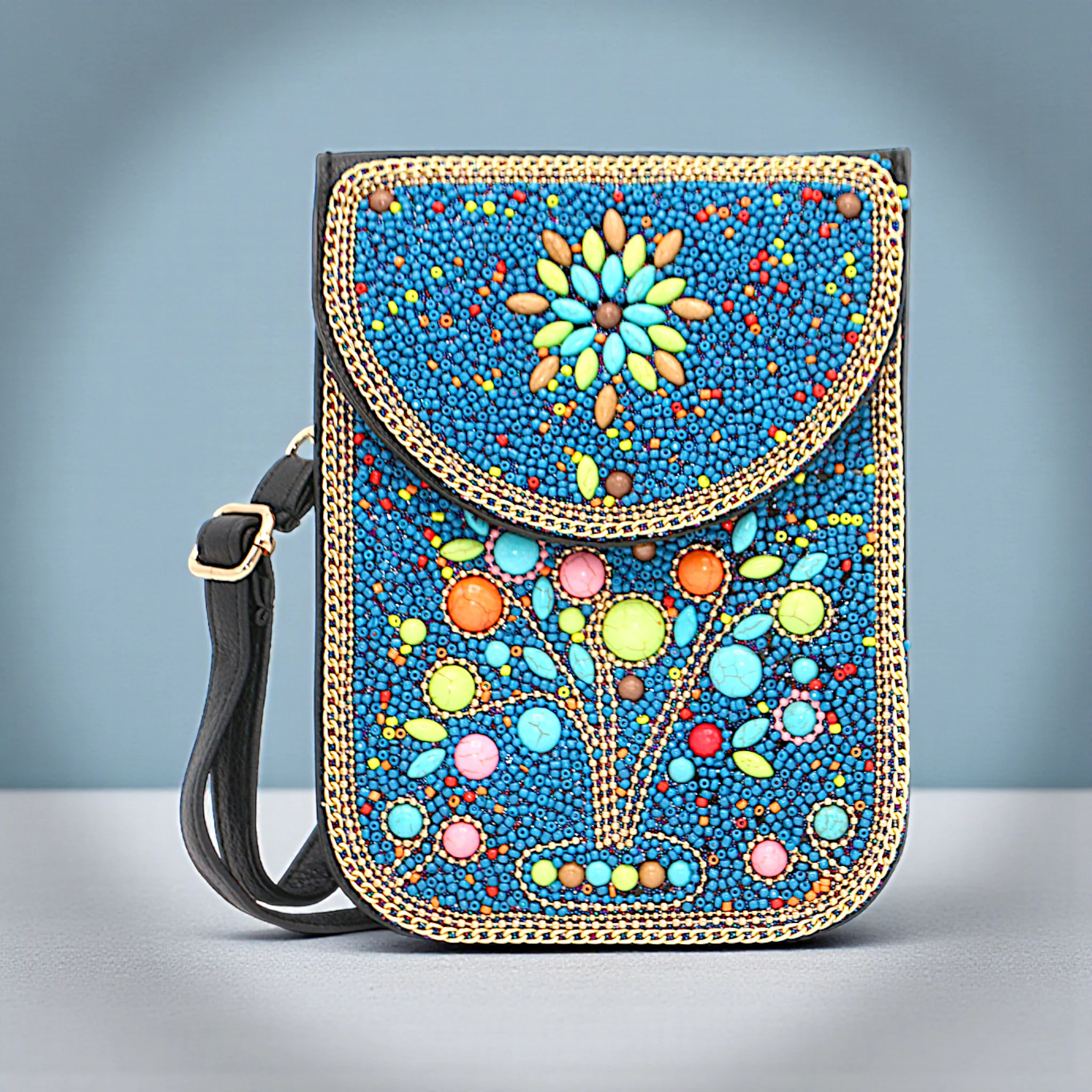 ladies mobile pouch with beads china - Image 6