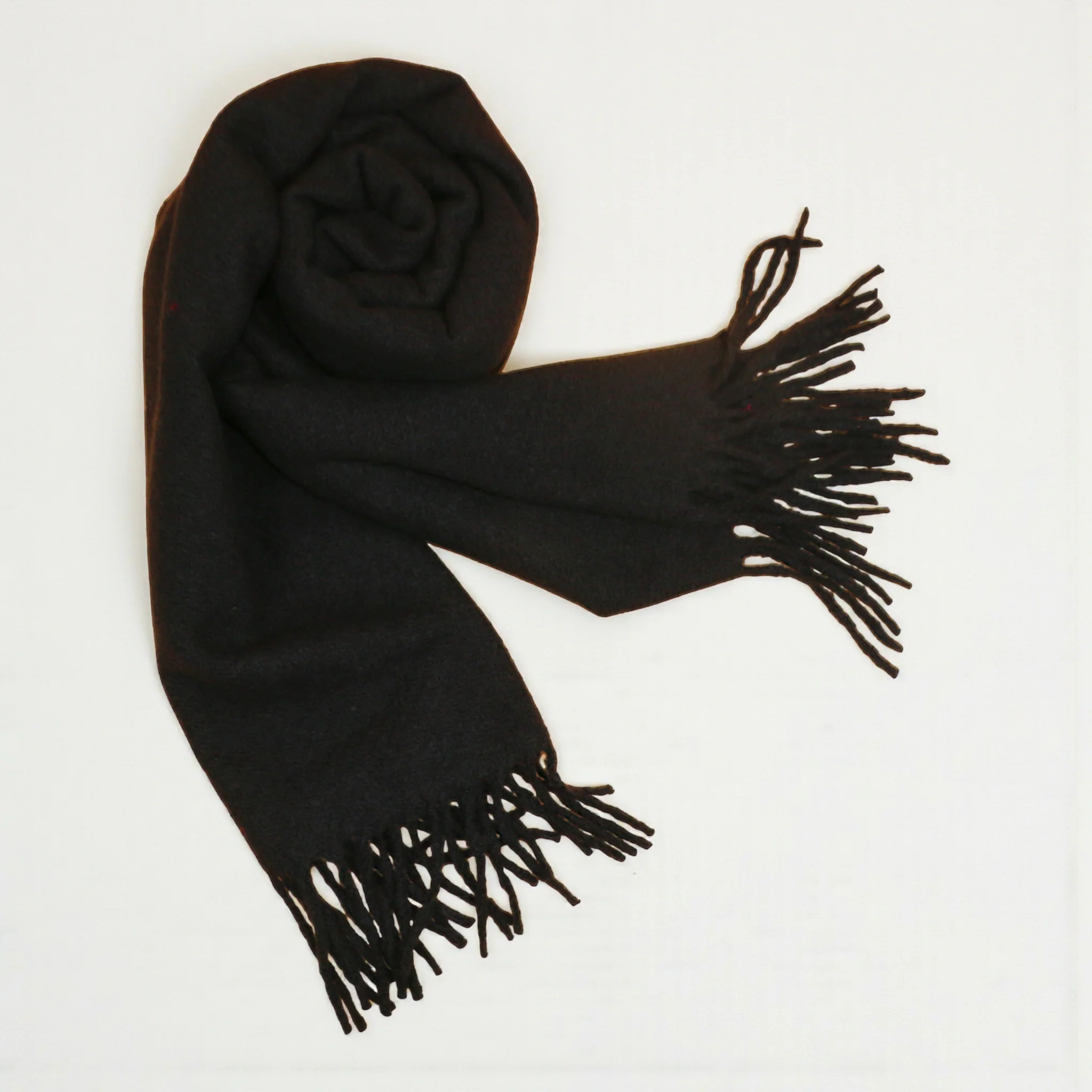 ladies scarf wool black china 223 - Image 2