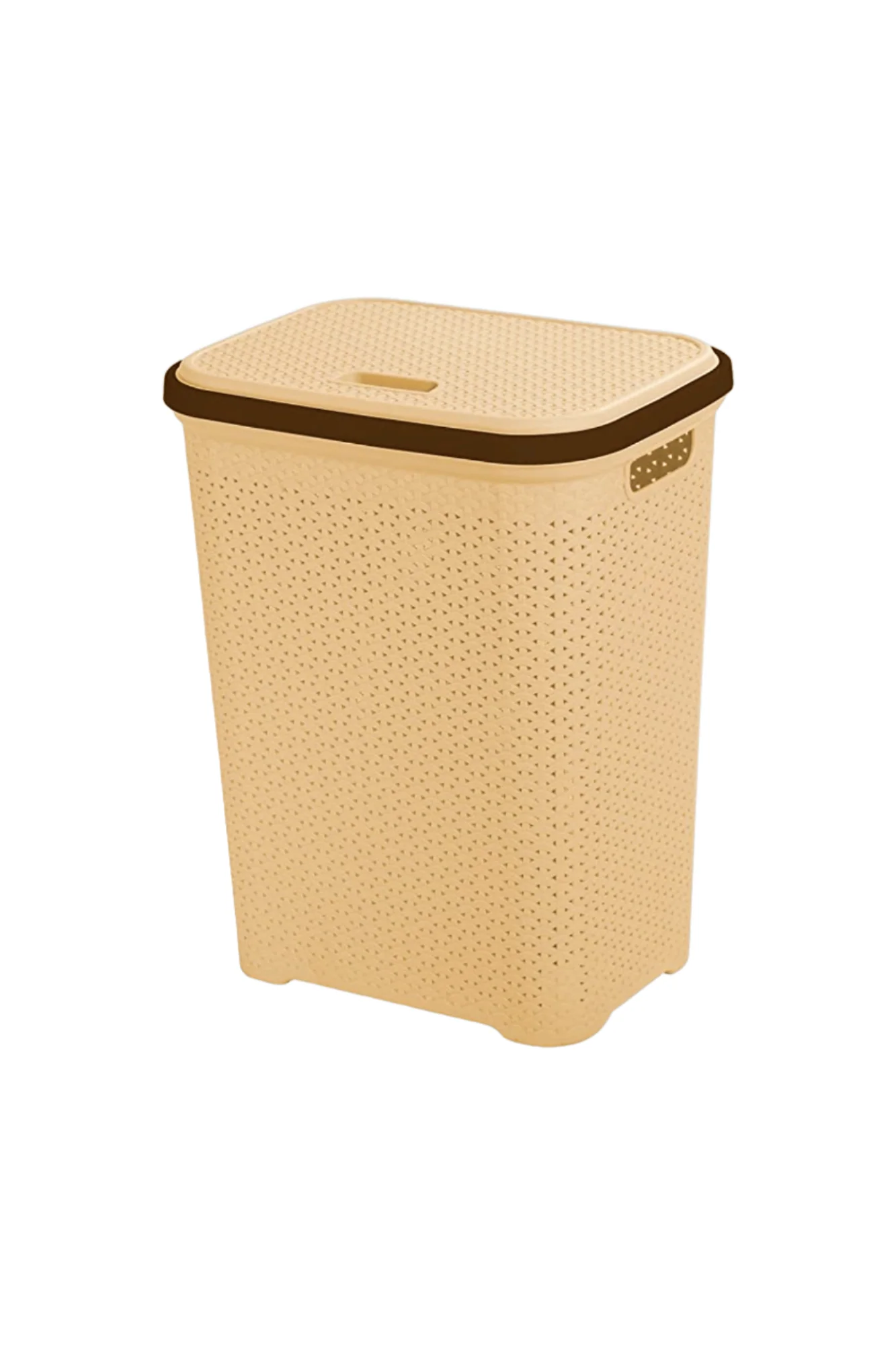 plastic laundry basket & lid pak lavienna
