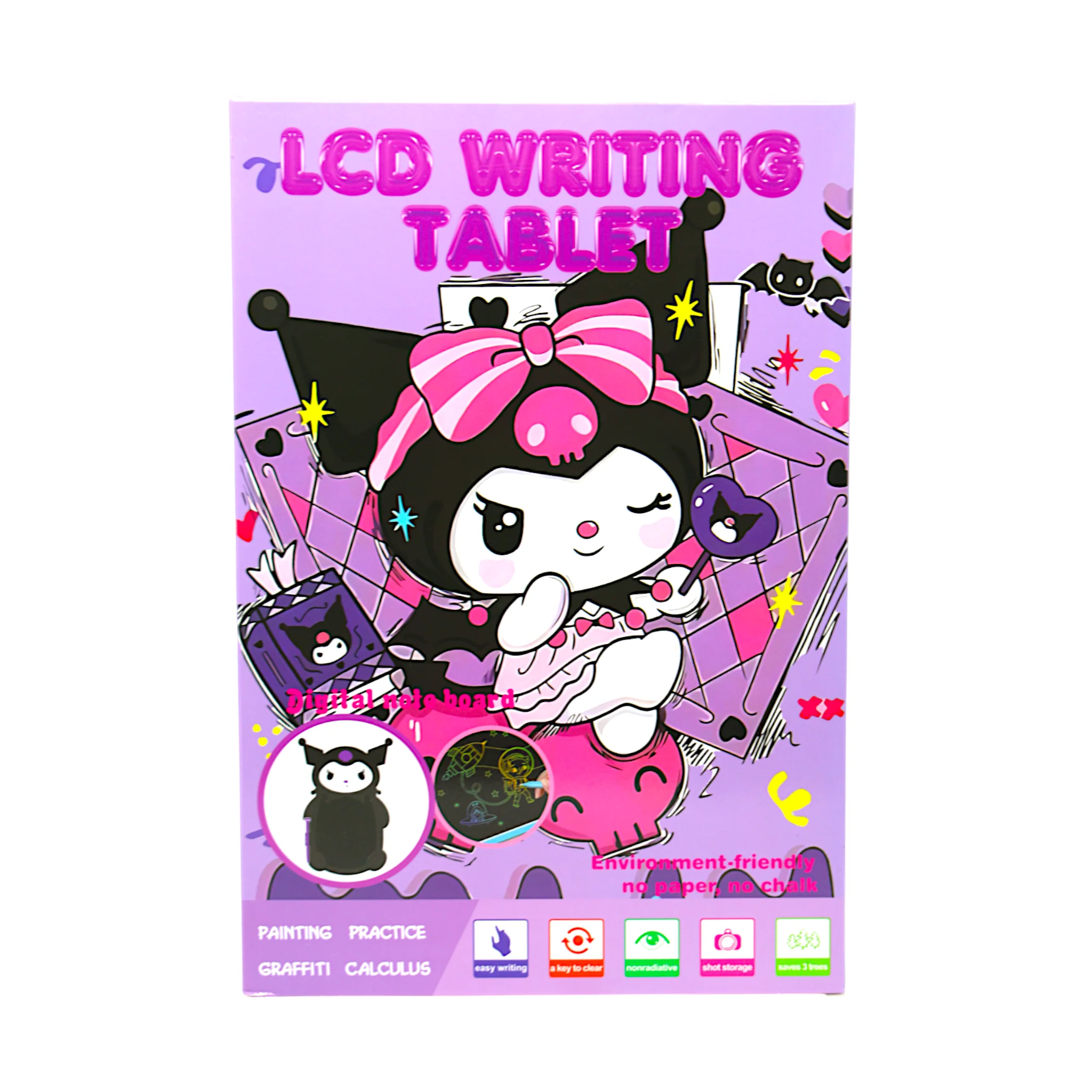 lcd writing tab kuromi 12" china - Image 2