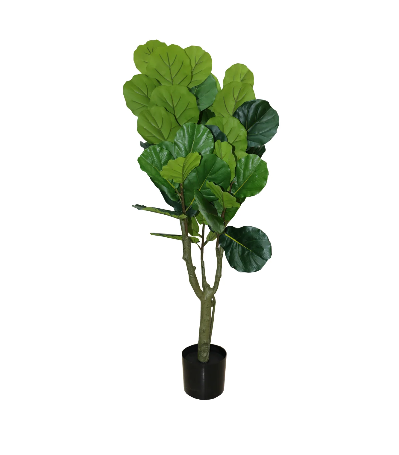 leaf plant with pot china 1743 - Image 2
