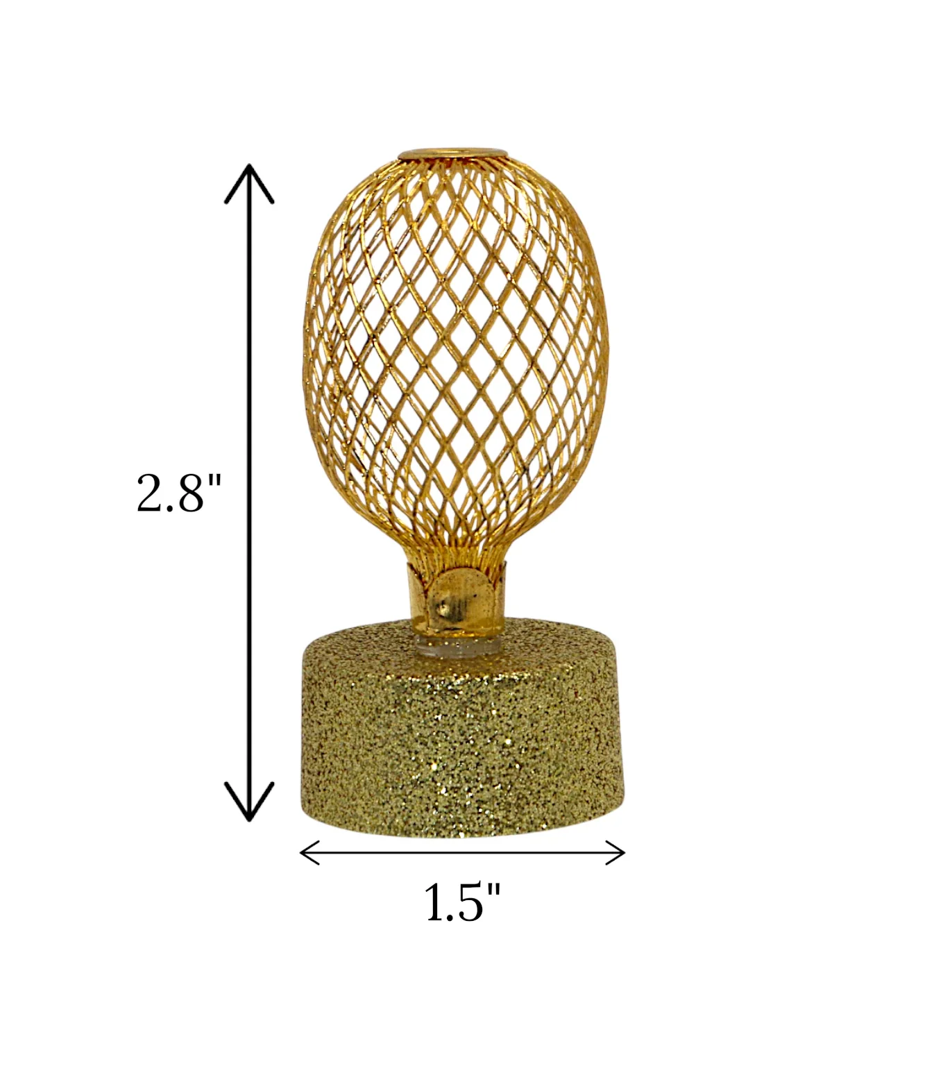 led candle egg shape golden china "2.8x1.5" - Image 2
