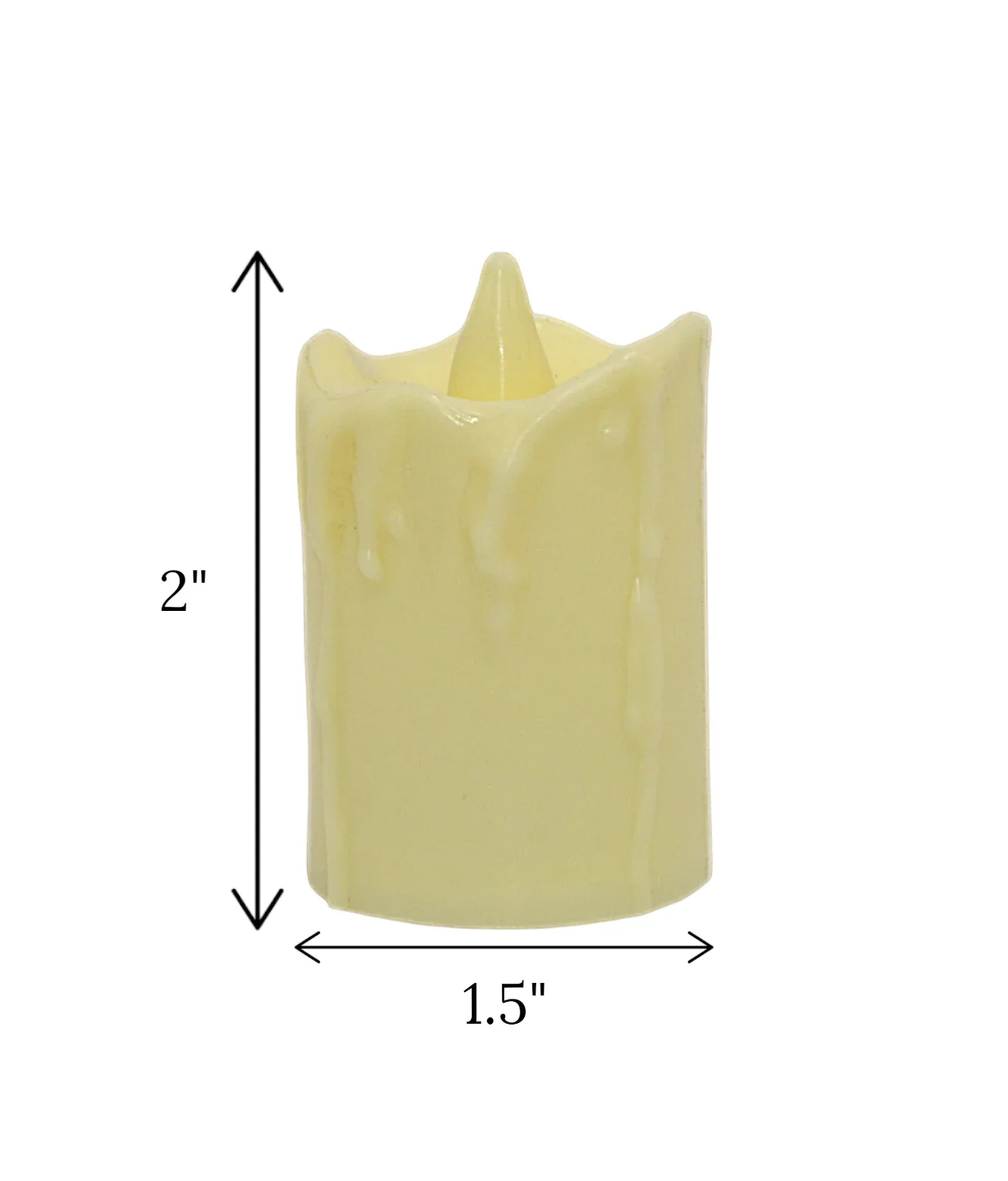 led candle flameless small china "2x1.5" - Image 2