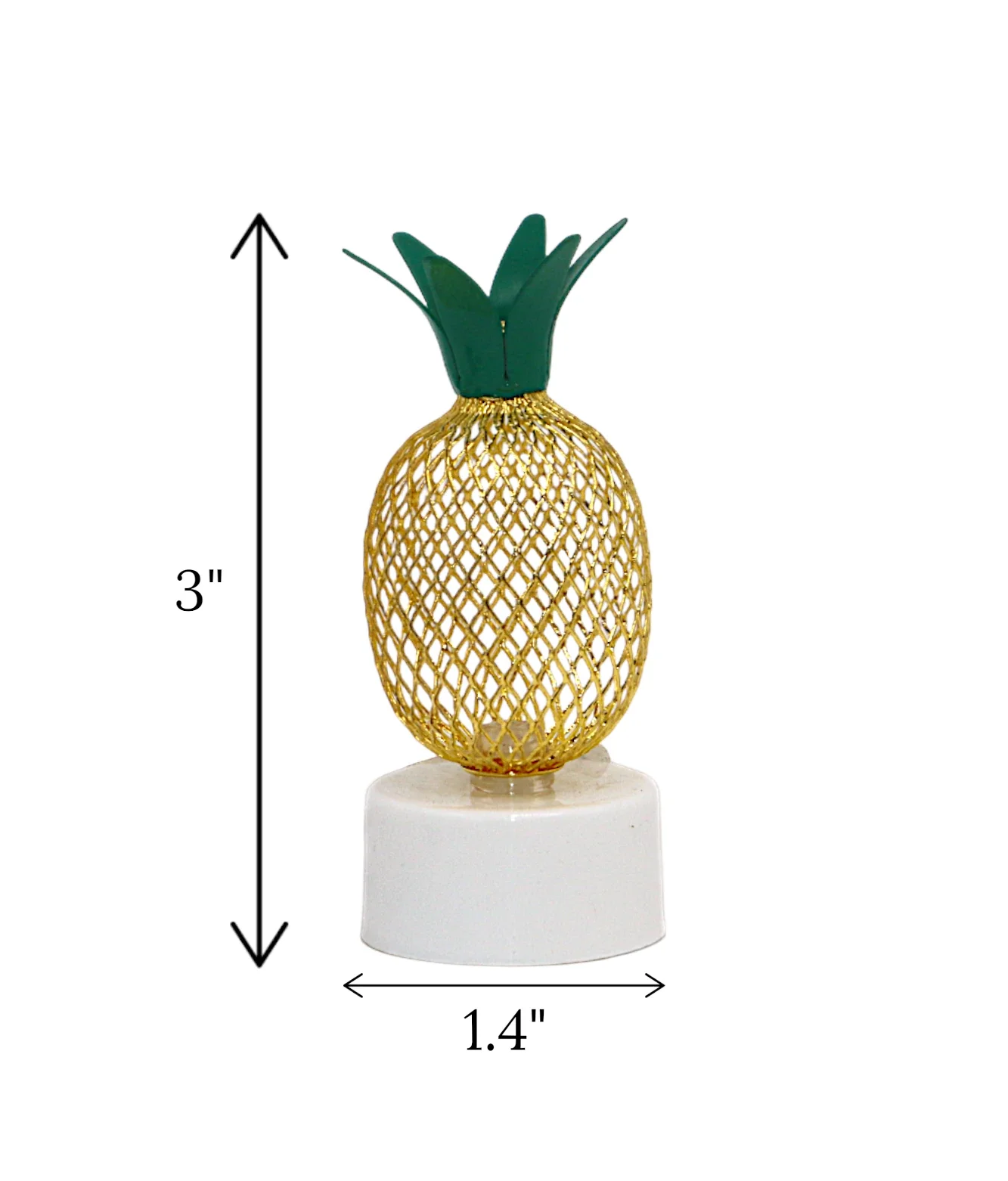 led candle pineapple china "3x1.4" - Image 2